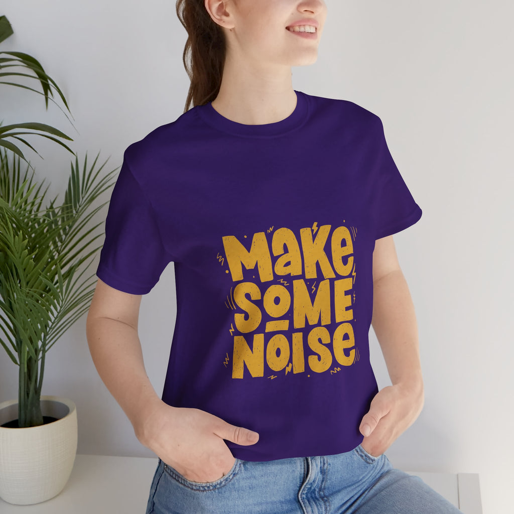 Make Some Noise T‑Shirt — Retro Bold Graphic Tee