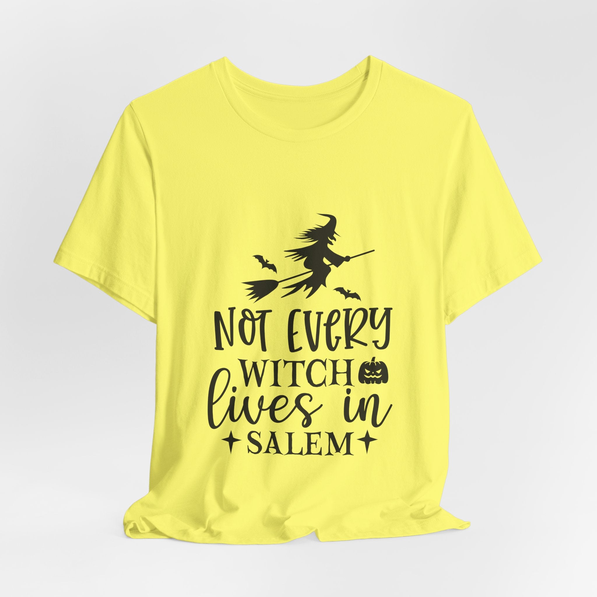 Witch T-Shirt "Not Every Witch Lives in Salem" – Halloween Witchy Graphic Tee