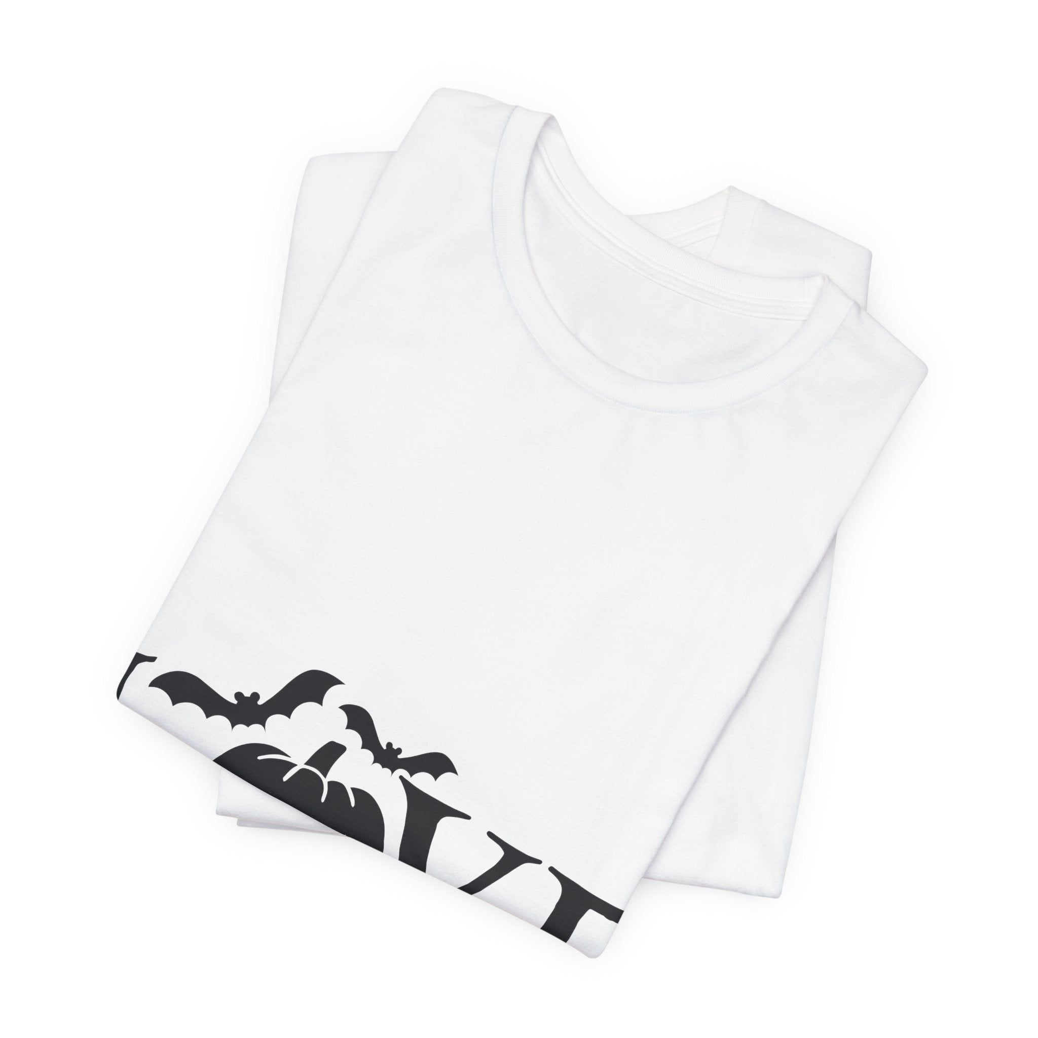 Halloween Love T-Shirt - Jack-o'-Lantern & Bats Graphic Tee