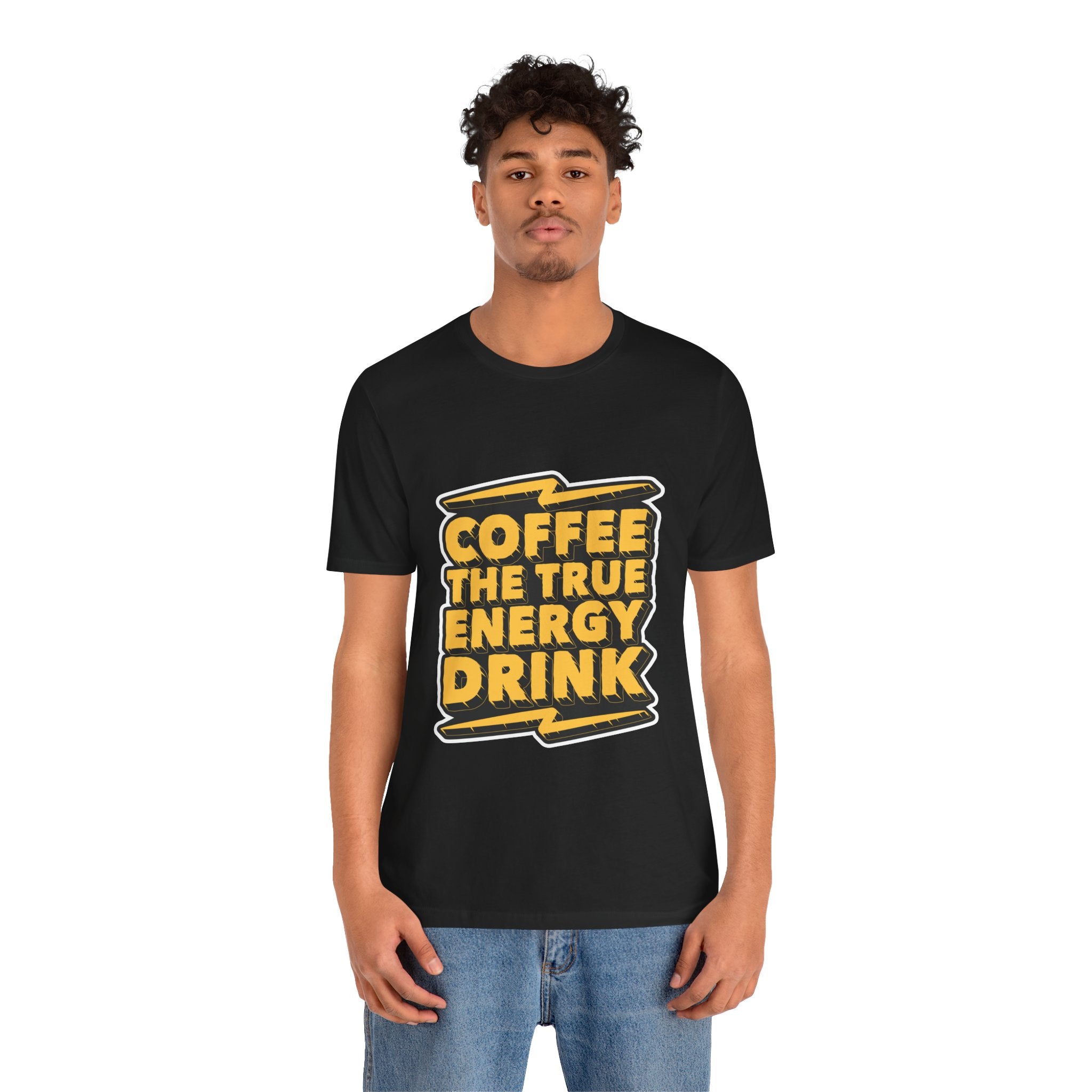 Coffee: The True Energy Drink T‑Shirt — Funny Coffee Lover Tee