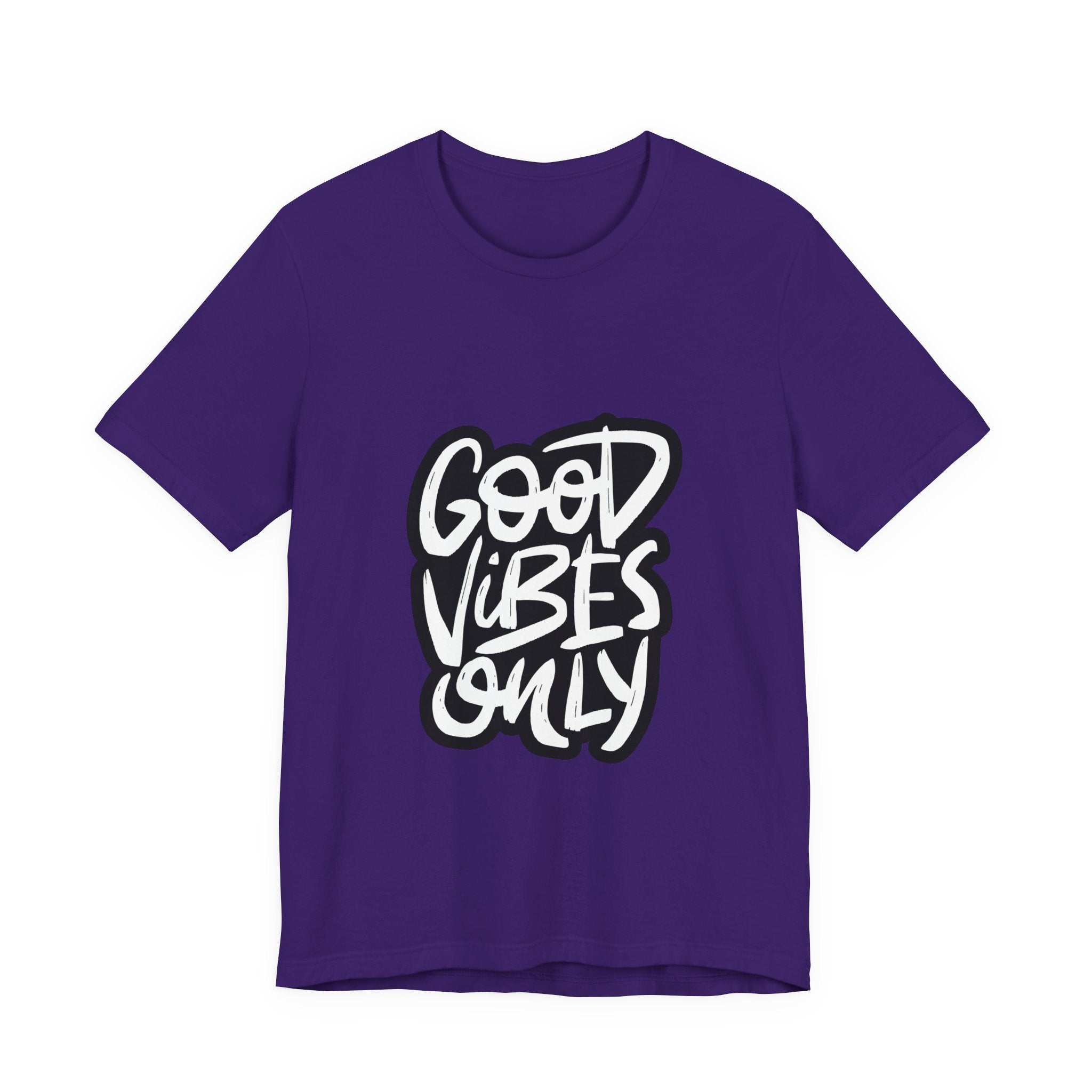 Good Vibes Only T-Shirt — Handlettered Positive Message Tee