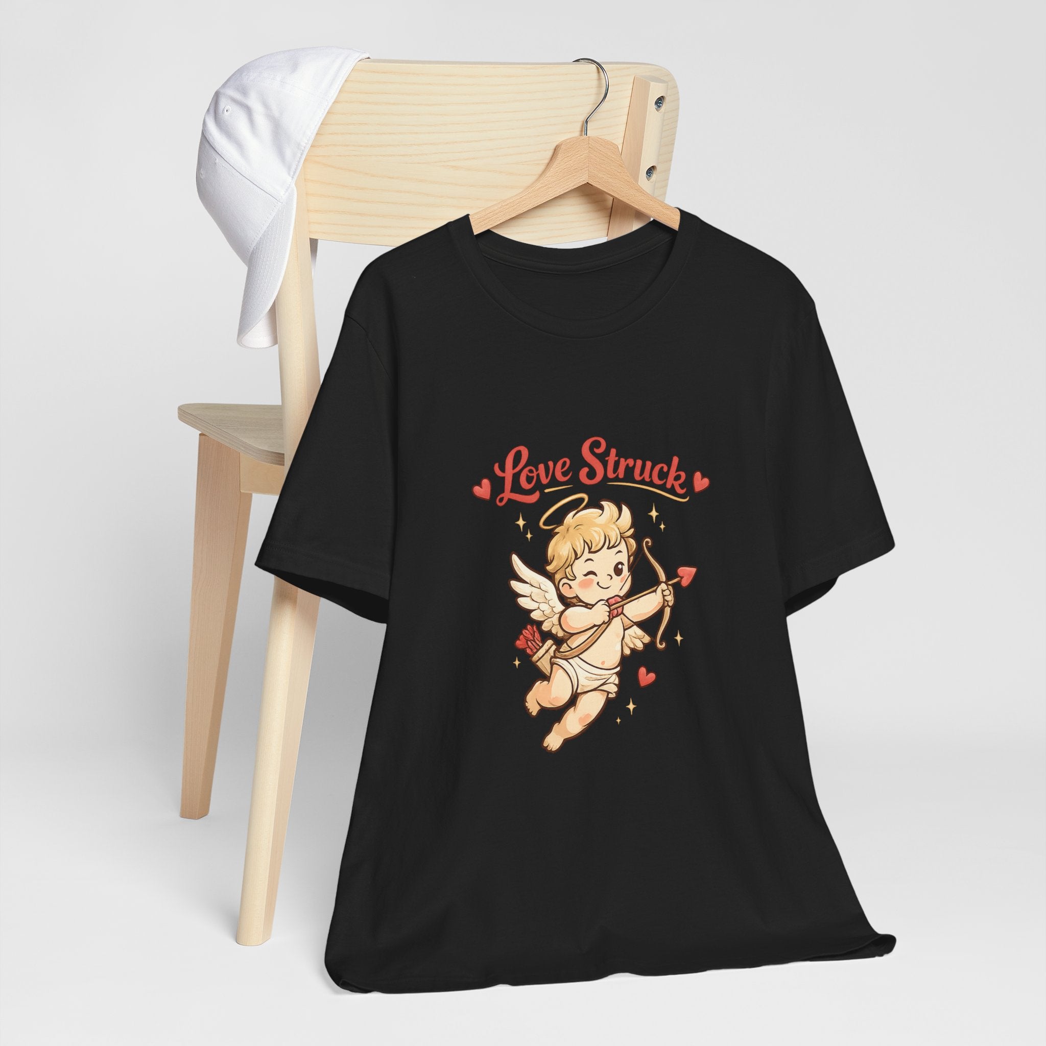 Cupid 'Love Struck' Tee — Cute Vintage Cupid Valentine T-Shirt