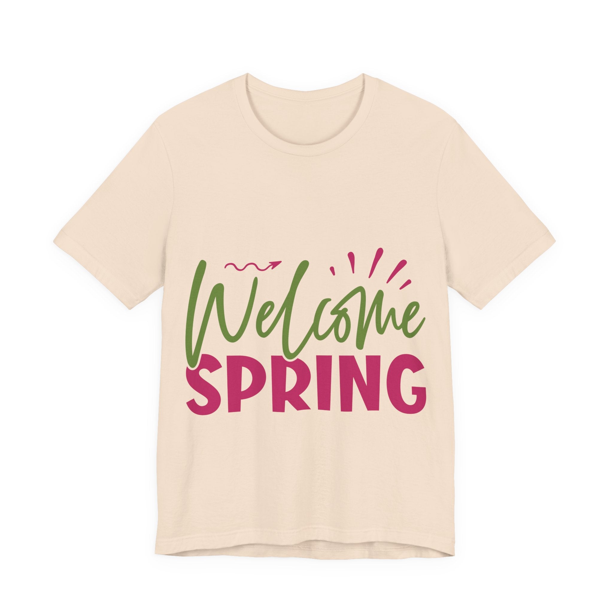Welcome Spring T-Shirt - Floral Welcome Spring Tee for Women & Men