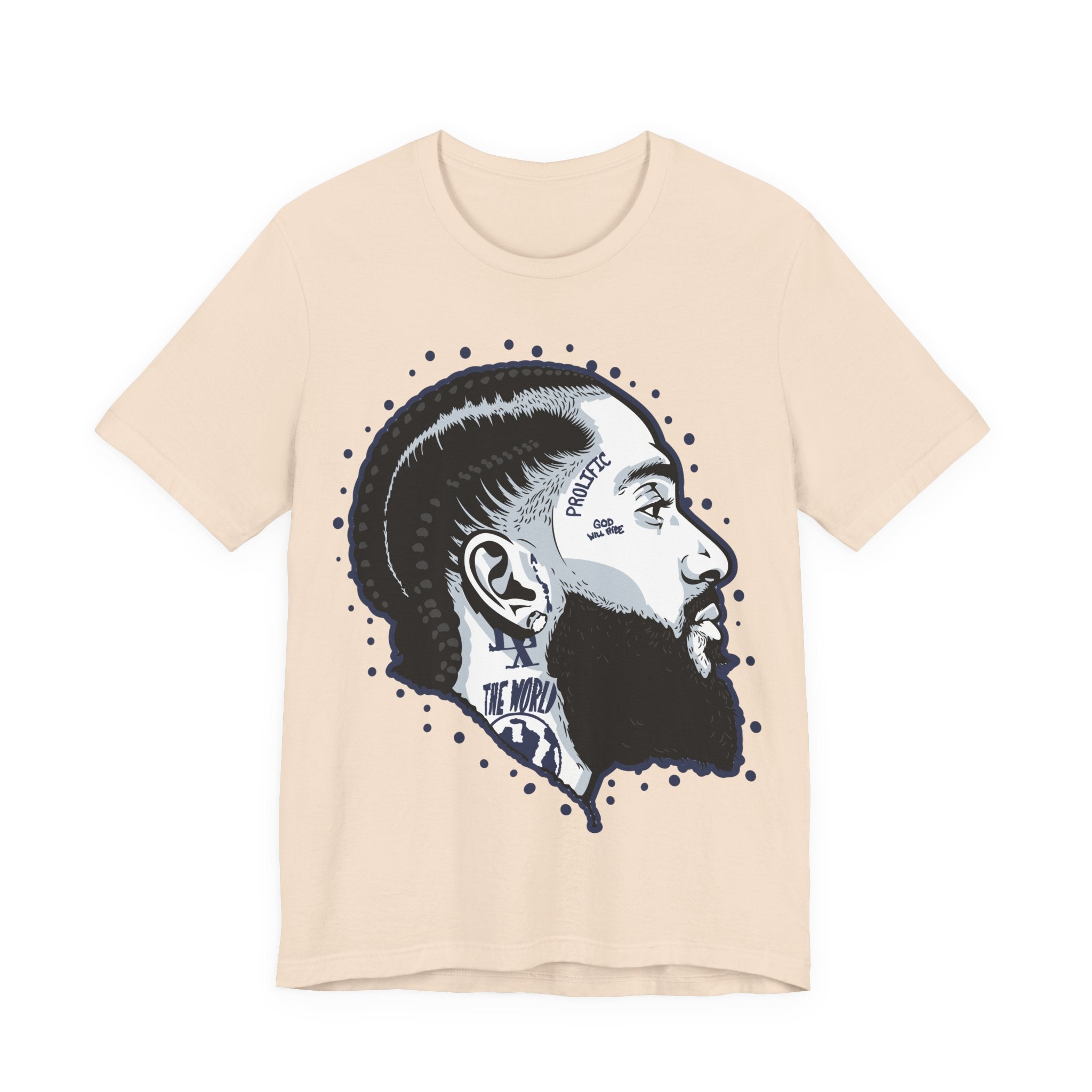 Graphic Tee — Black Profile Portrait Illustration T-Shirt