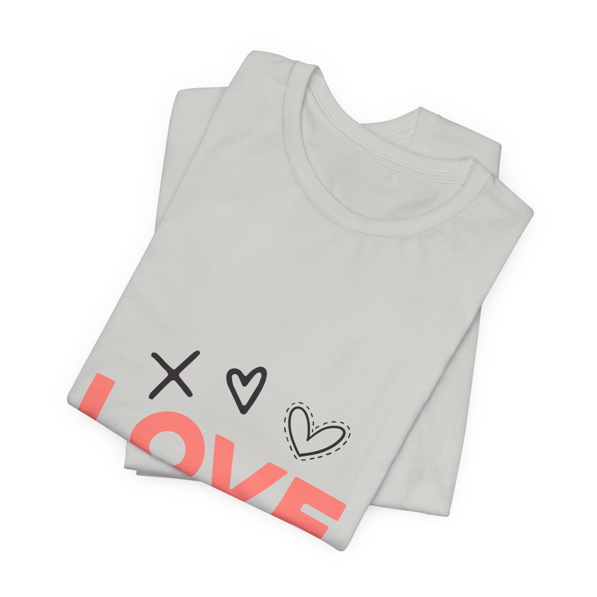 Love Never Fails T-Shirt – Inspirational Heart Graphic Tee
