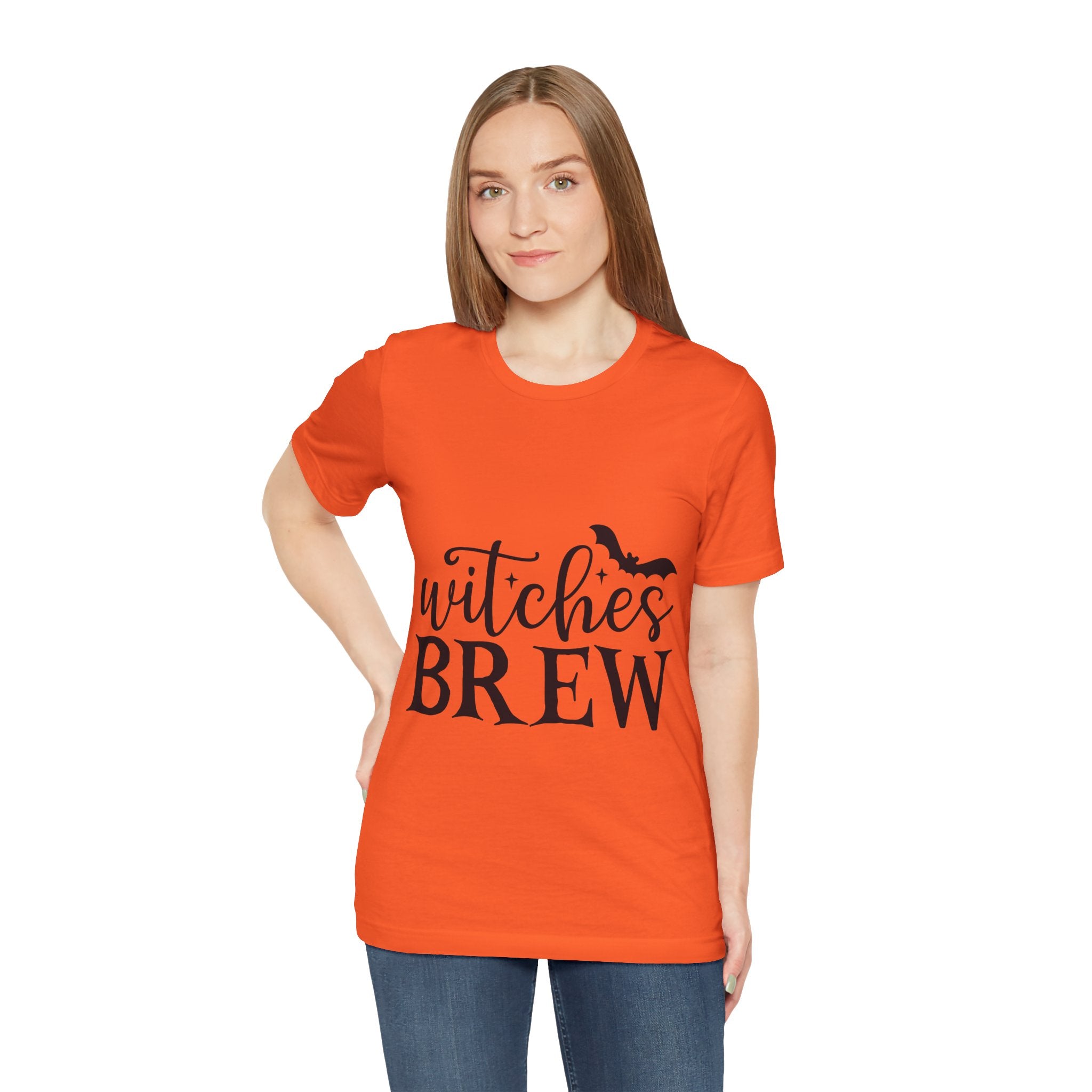 Witches Brew Halloween Tee — Spooky Bat Graphic T-Shirt