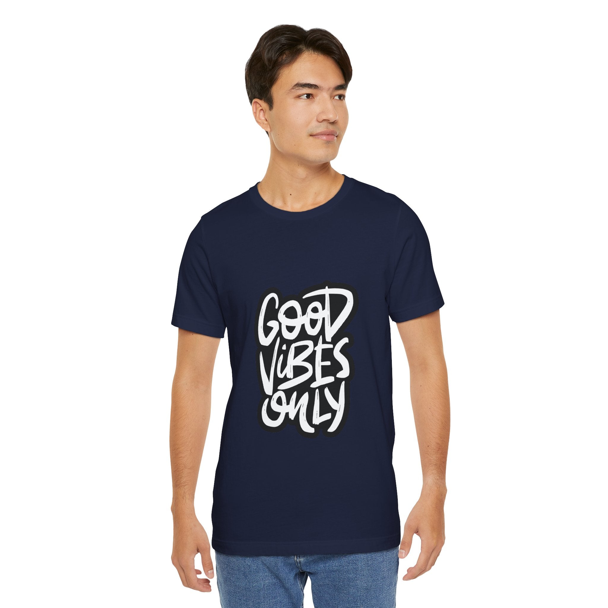 Good Vibes Only T-Shirt — Handlettered Positive Message Tee