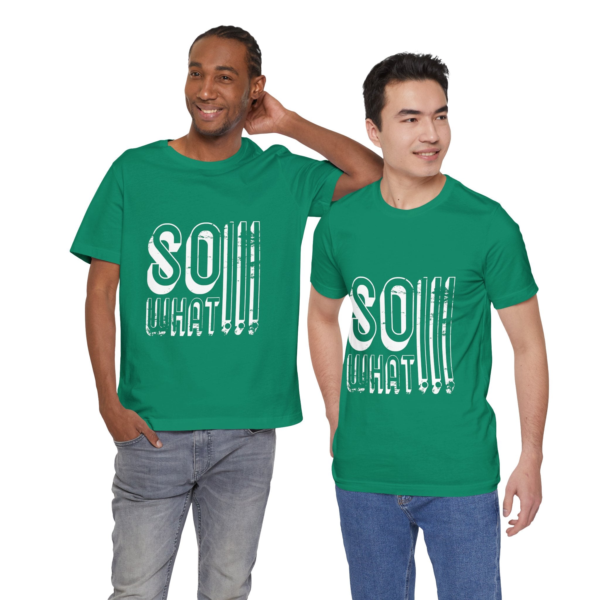 So What Tee — Bold Retro Graphic T-Shirt