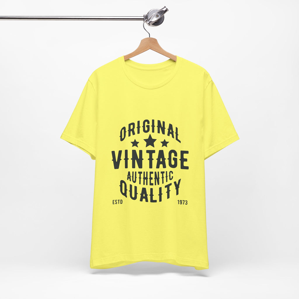 Vintage Graphic Tee – "Original Vintage Authentic Quality" Short Sleeve Shirt