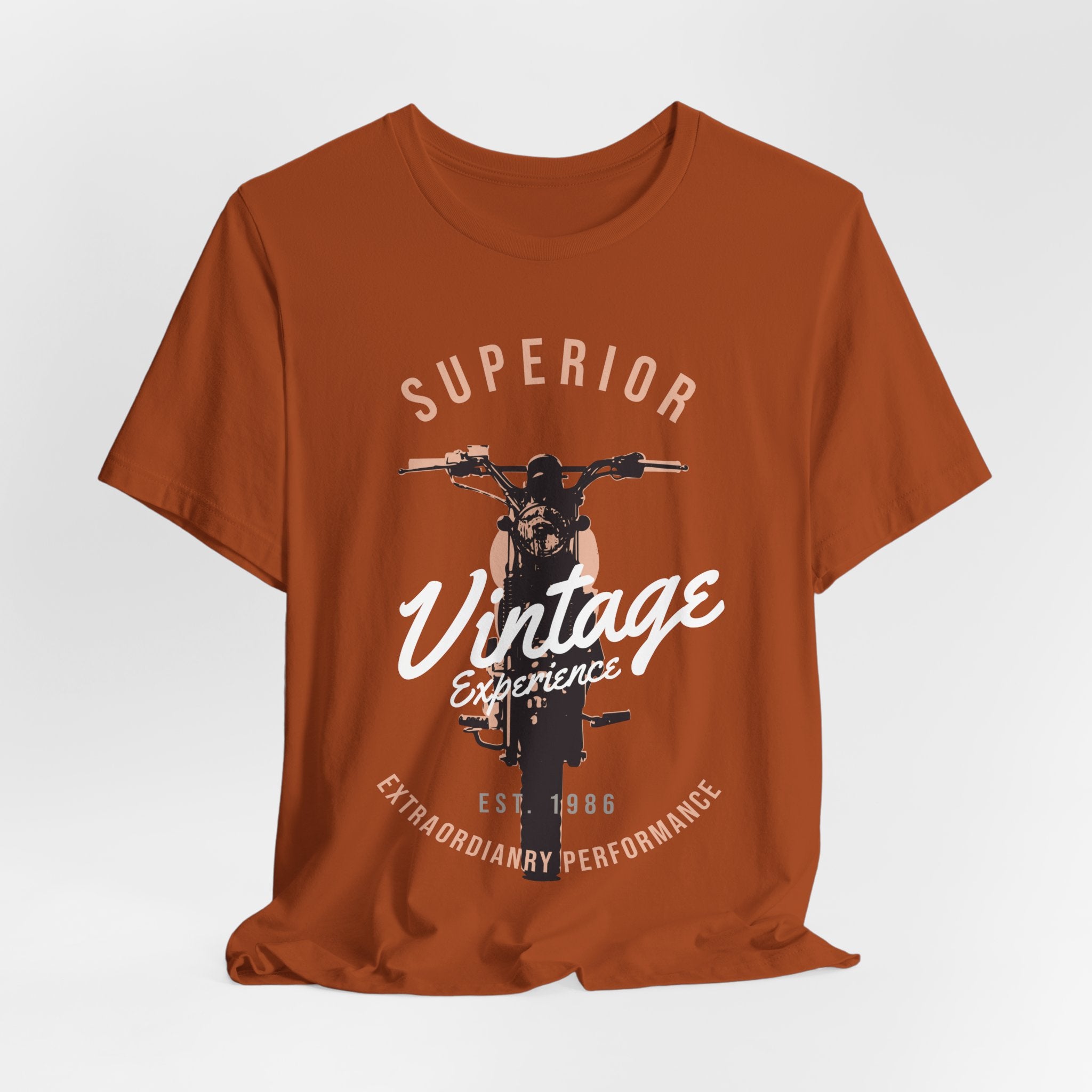 Vintage Motorcycle T-Shirt — "Superior Vintage Experience" Retro Biker Tee