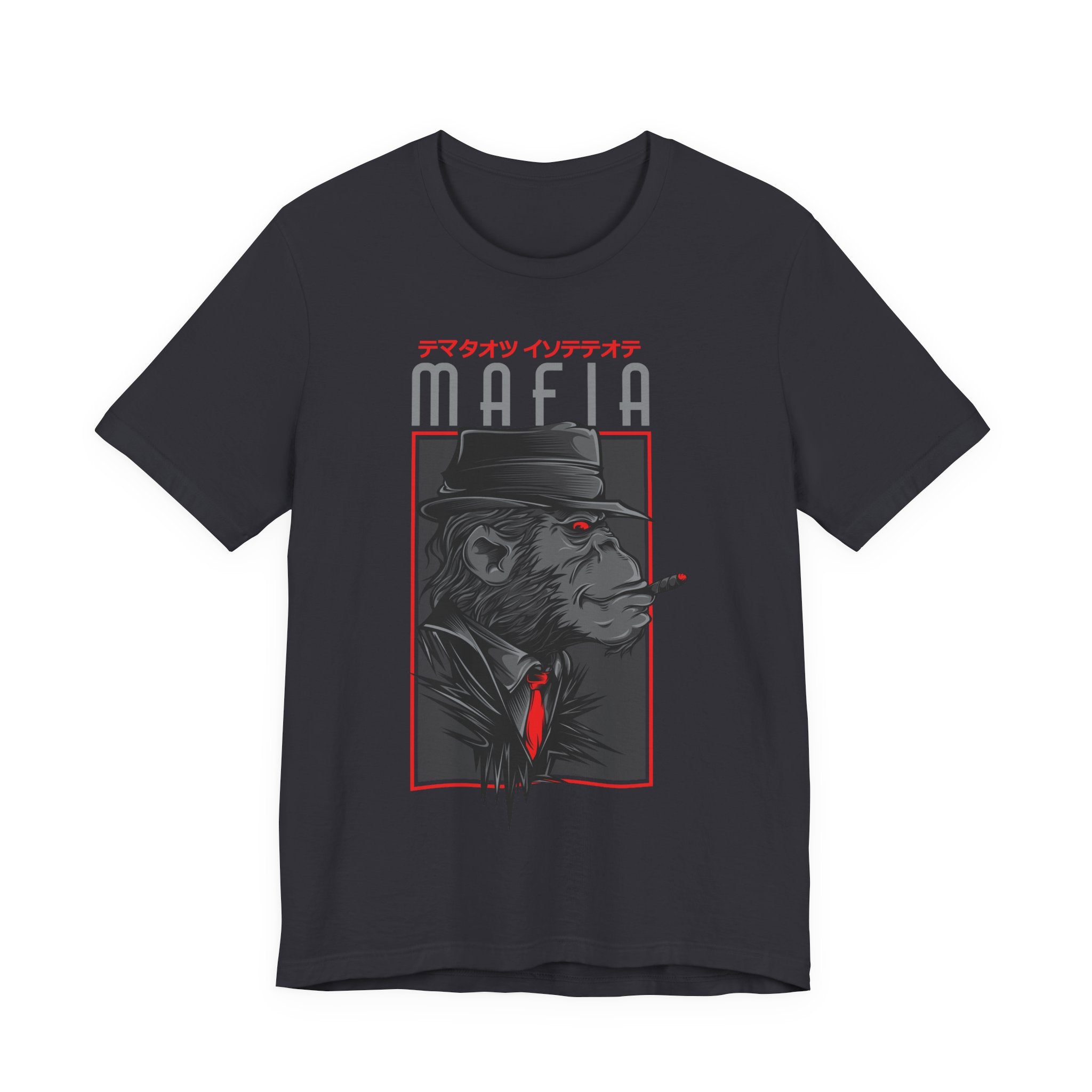 Mafia Ape Graphic Tee — Vintage Don Gorilla with Cigar
