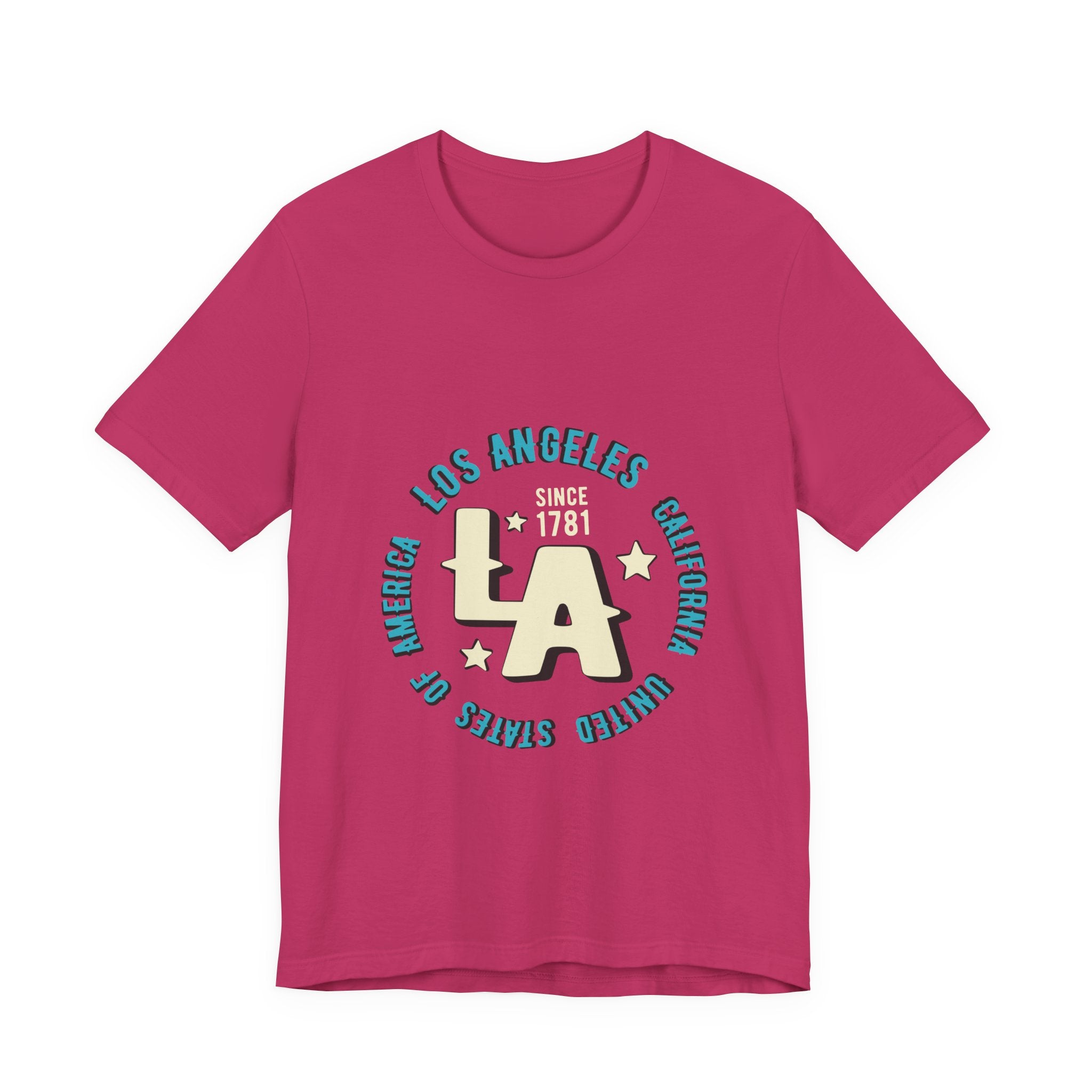 Los Angeles LA Vintage Circle Graphic Tee