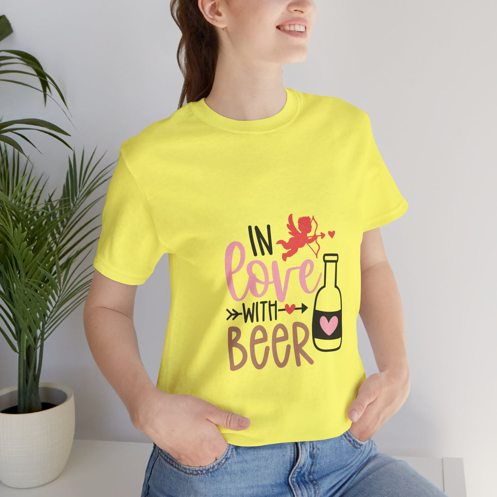 In Love With Beer T-Shirt — Funny Valentine’s Day Beer Tee