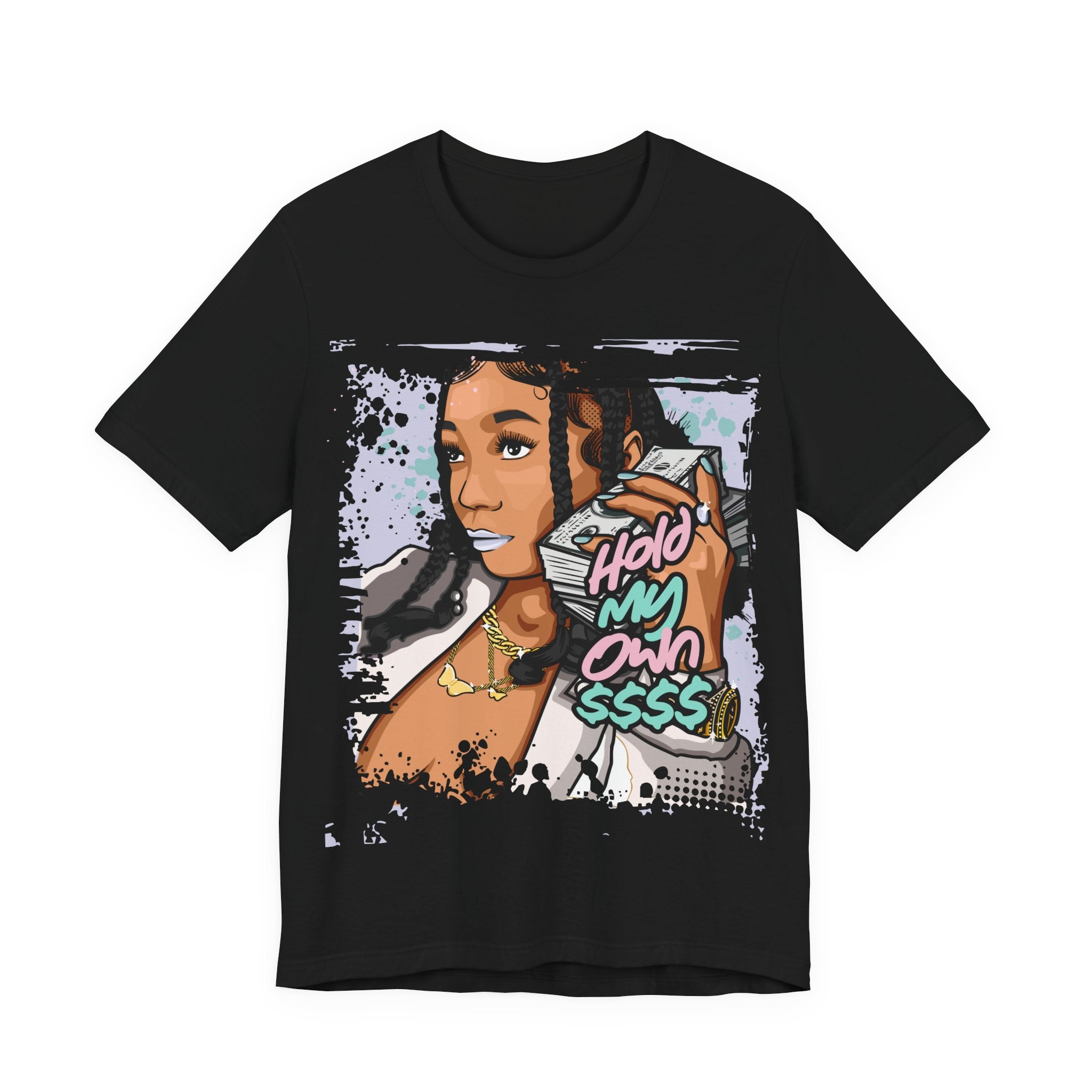 T‑Shirt — Comic Girl 'Hold My Own Sss' Graphic Tee