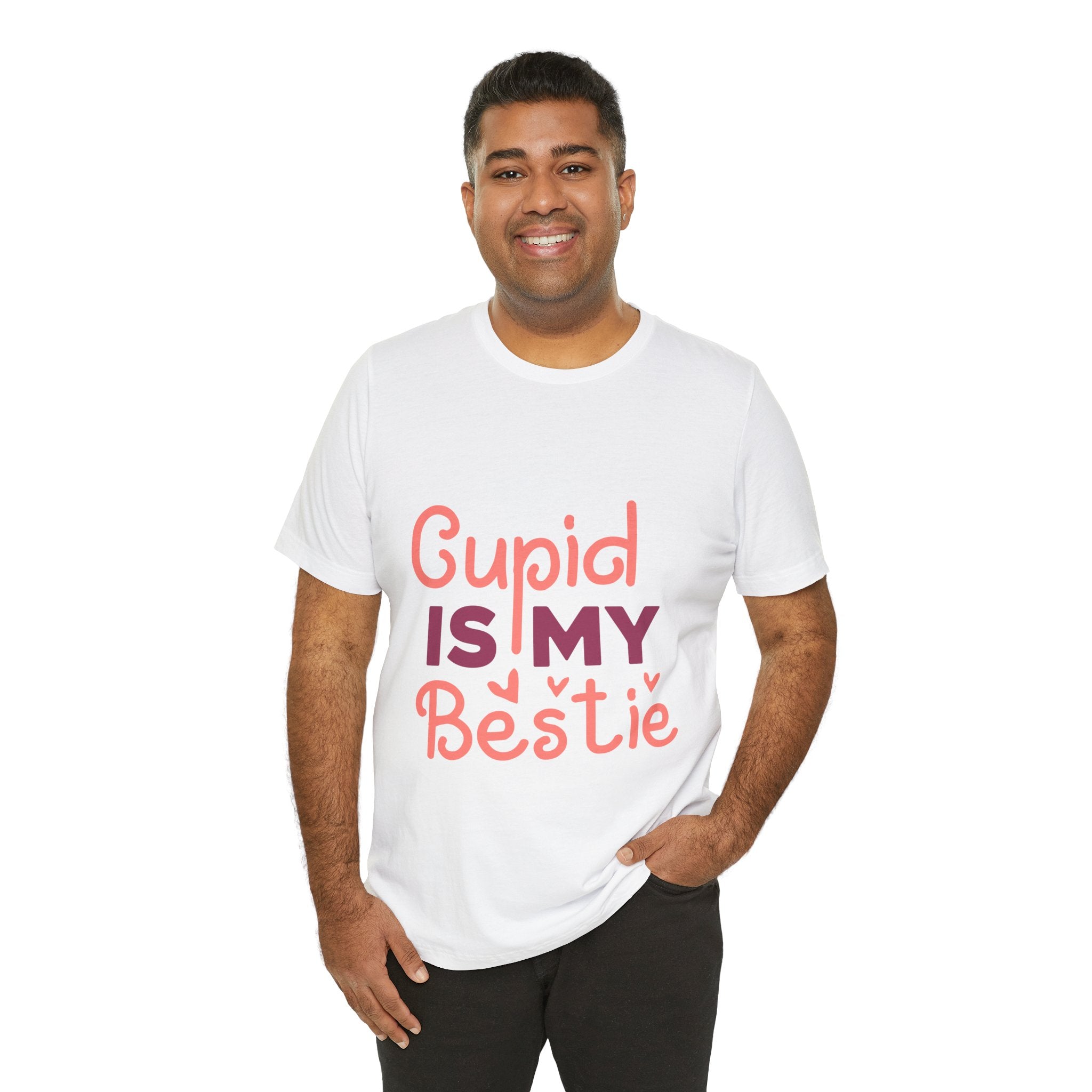 Cupid Is My Bestie Valentine Tee