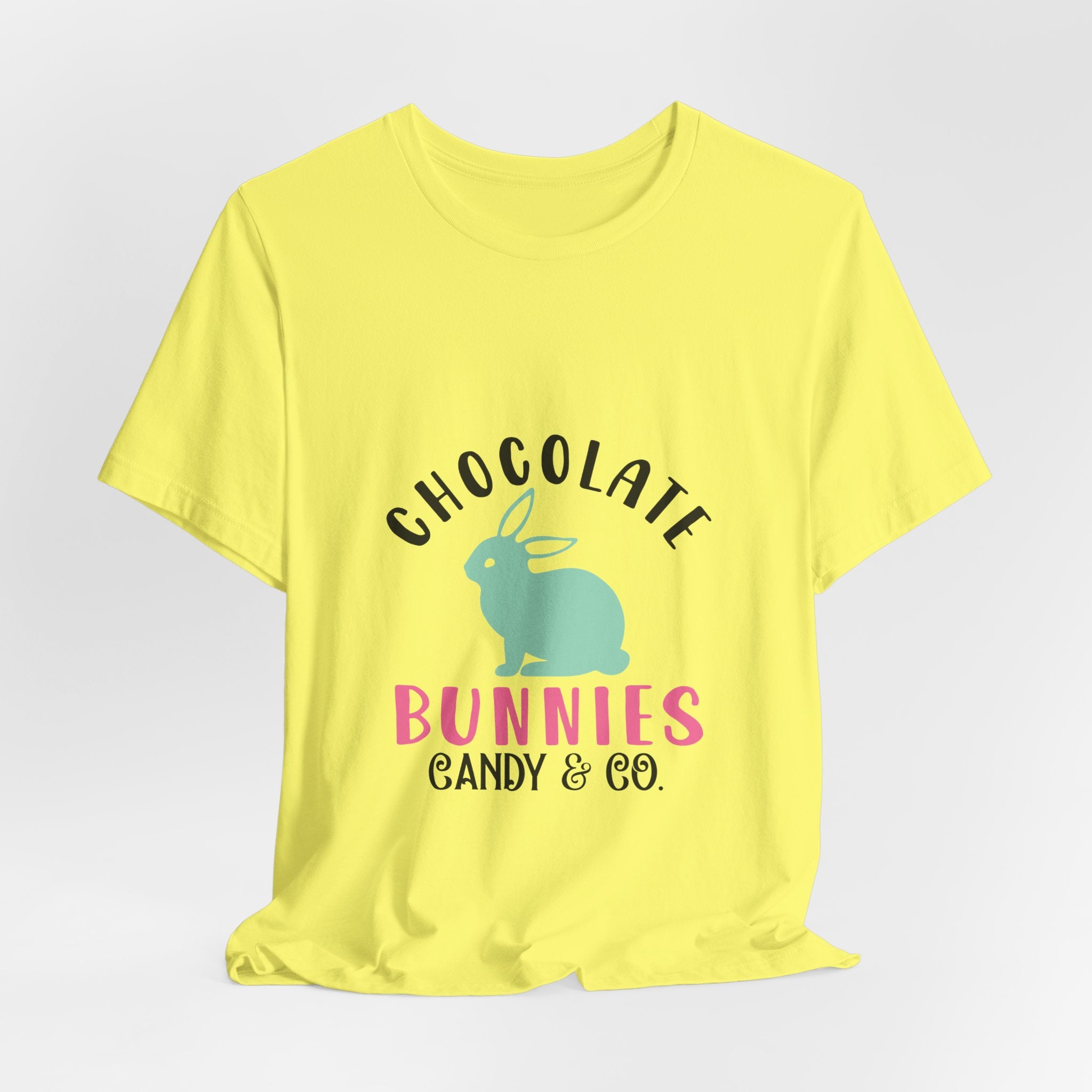 Chocolate Bunnies Tee — Pastel Easter Bunny Candy Shop Shirt