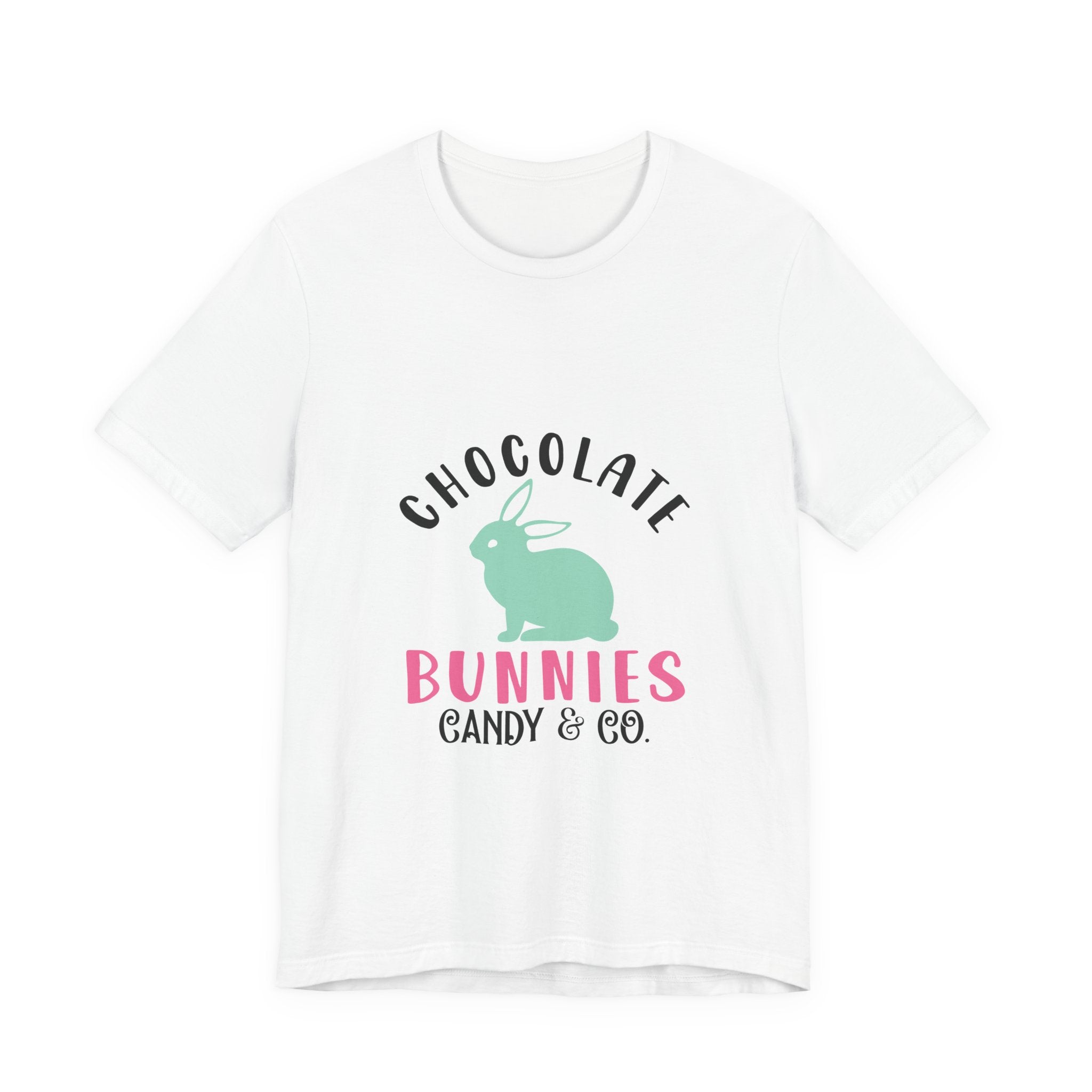 Chocolate Bunnies Tee — Pastel Easter Bunny Candy Shop Shirt