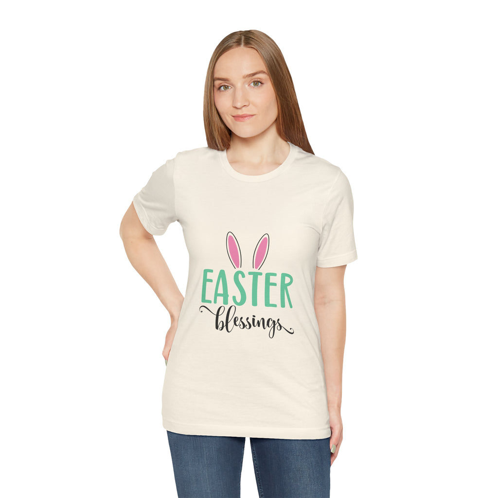 Easter Blessings Tee — Bunny Ears Spring Holiday Shirt