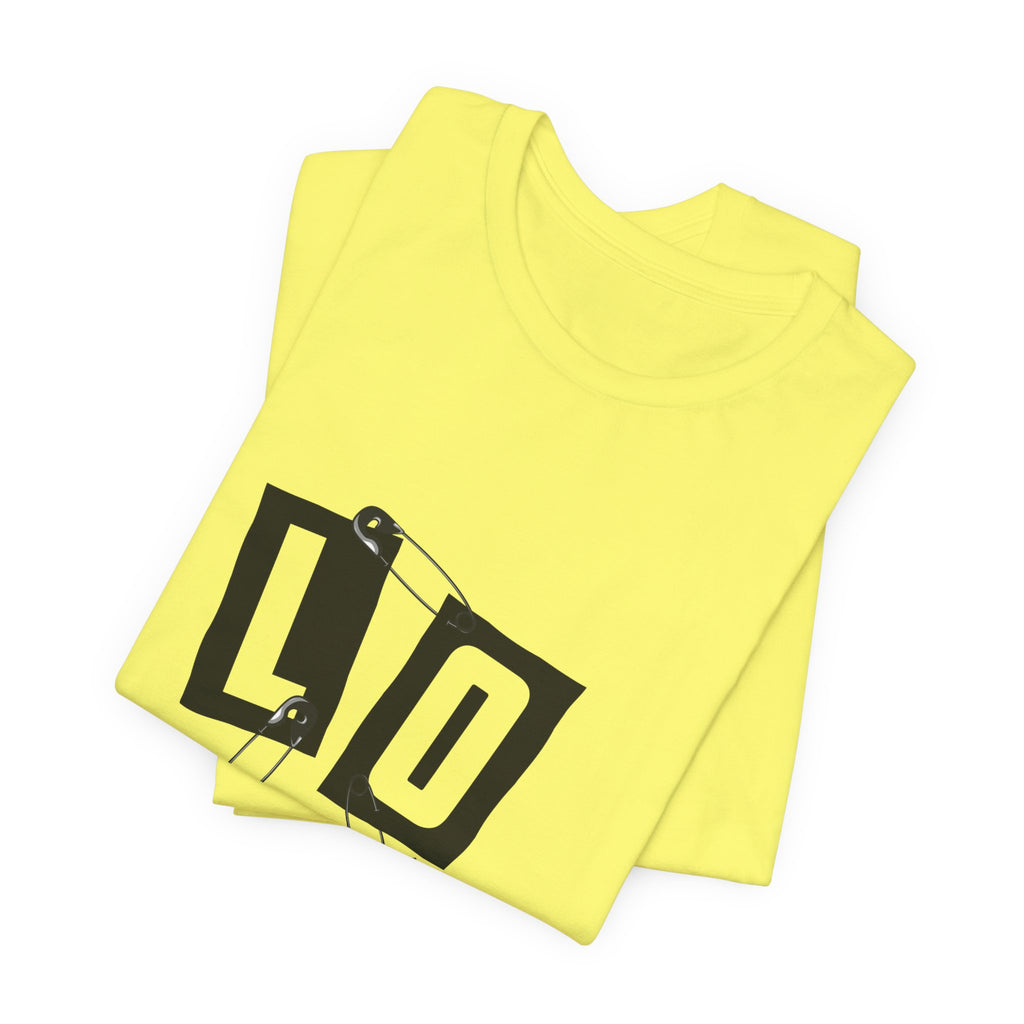 LOVE Safety Pin Graphic Tee — Punk Rock Vintage Valentine T‑Shirt