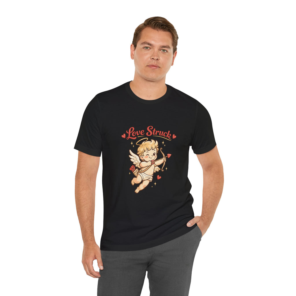 Cupid 'Love Struck' Tee — Cute Vintage Cupid Valentine T-Shirt