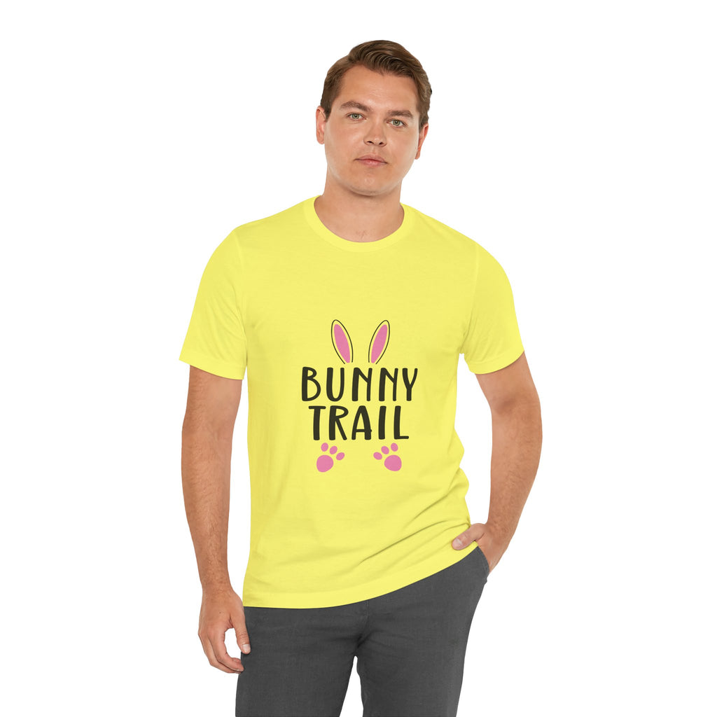 Bunny Trail T‑Shirt — Cute Easter Bunny Ears & Paws Tee