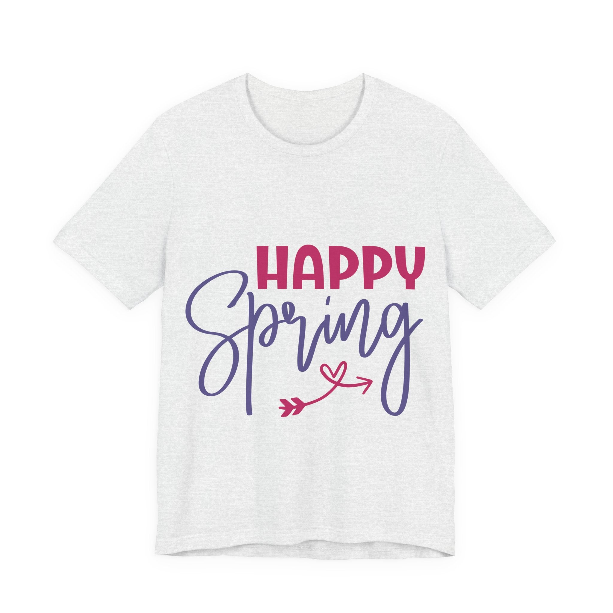 Happy Spring T-Shirt – Floral Script Seasonal Tee