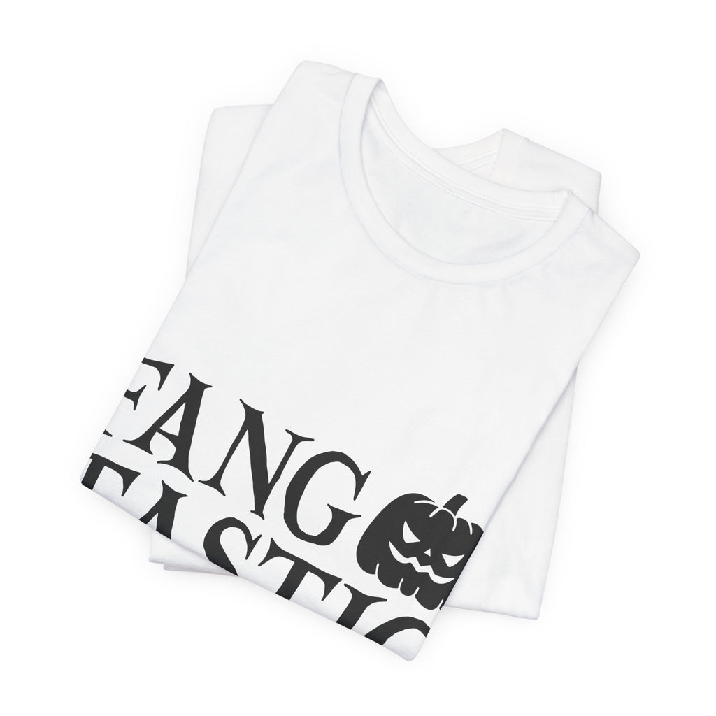 Fangtastic Dude Halloween Tee — Funny Pumpkin Vampire Graphic T-Shirt