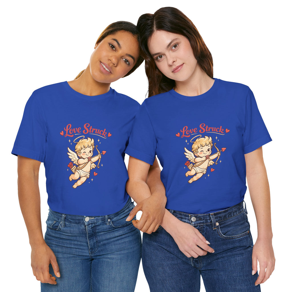 Cupid 'Love Struck' Tee — Cute Vintage Cupid Valentine T-Shirt