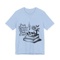 Dark Romance Readers Book Club Tee — Gothic Skull & Rose Booklover Shirt