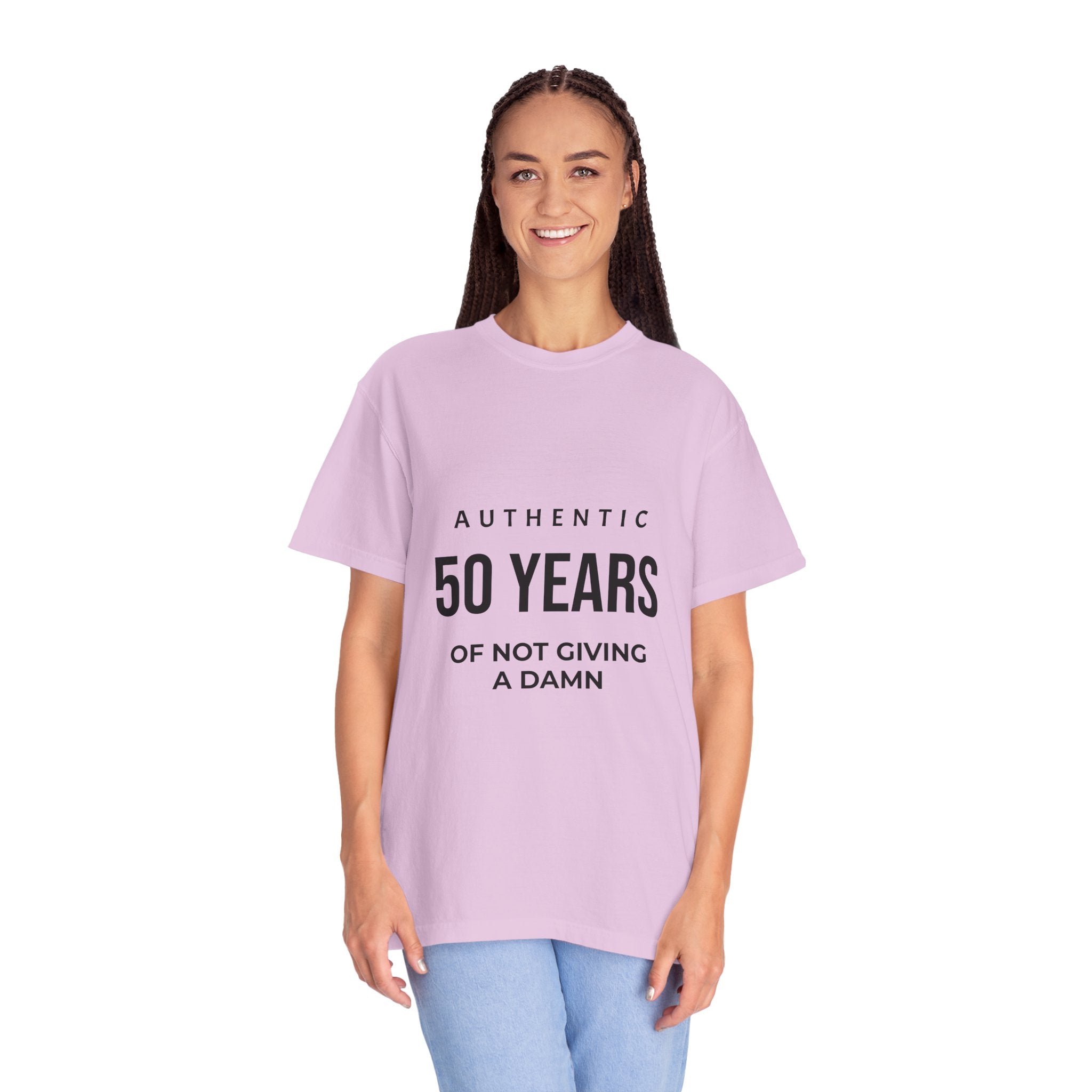 50 Years of Not Giving a Damn T-Shirt — Funny 50th Birthday Tee