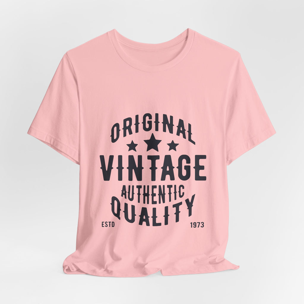 Vintage Graphic Tee – "Original Vintage Authentic Quality" Short Sleeve Shirt