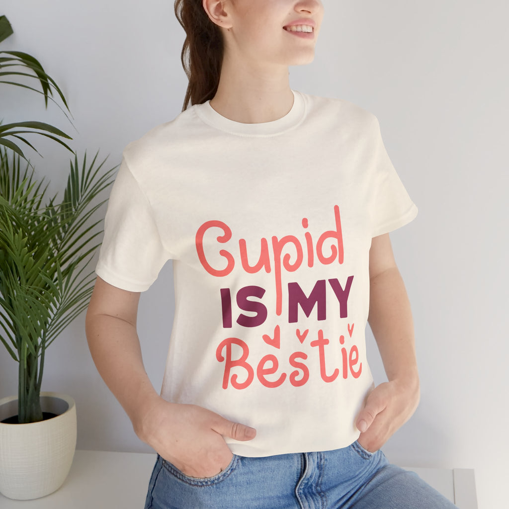Cupid Is My Bestie Valentine Tee
