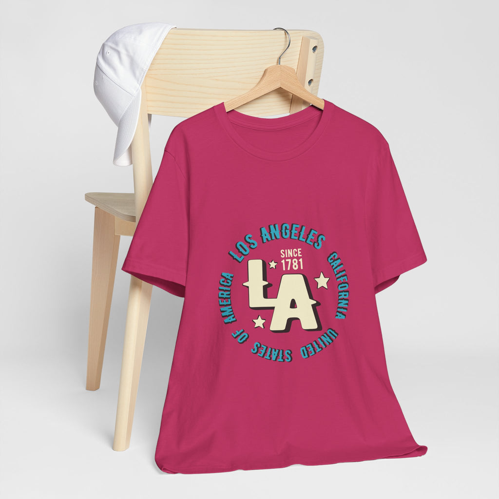 Los Angeles LA Vintage Circle Graphic Tee