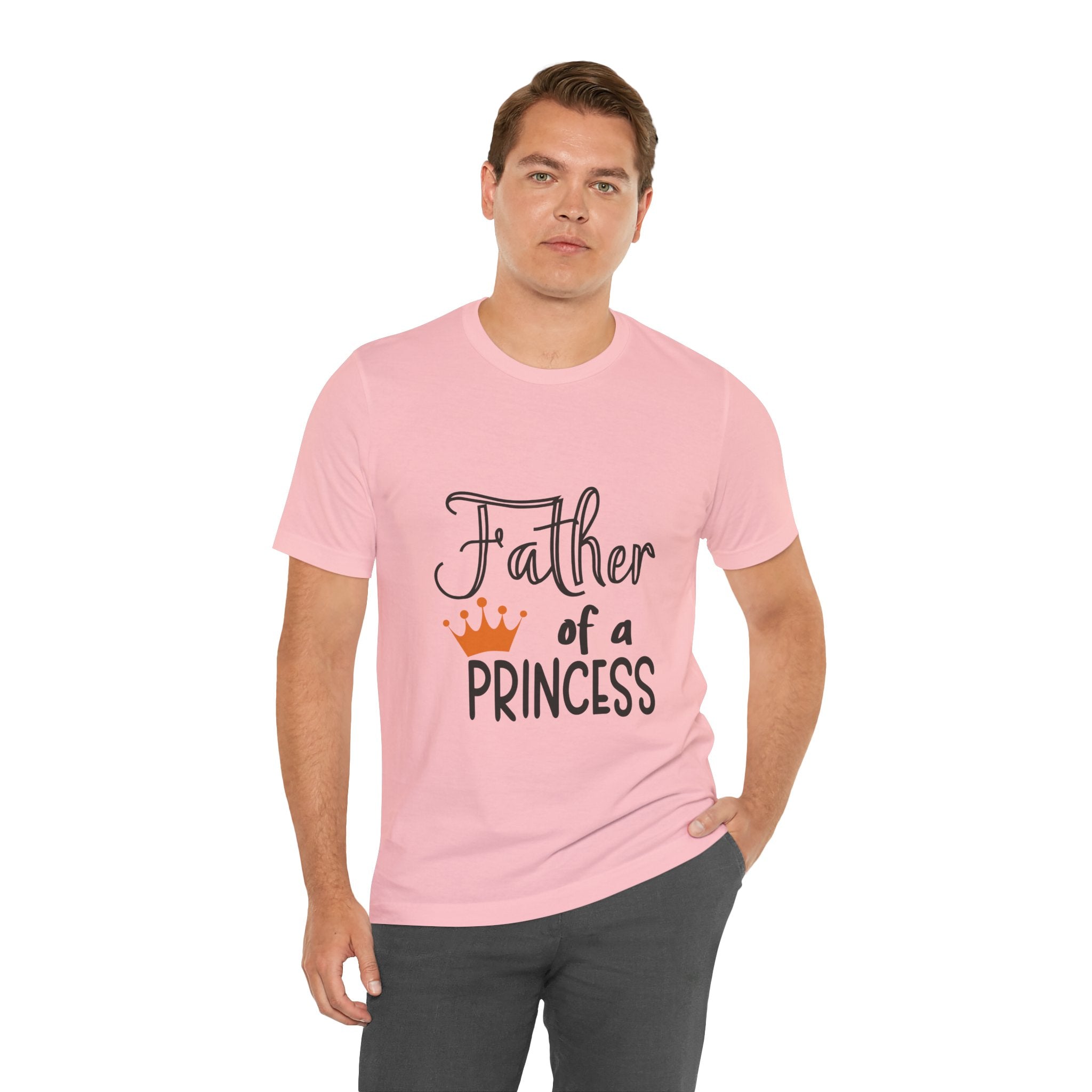 Father of a Princess T-Shirt — Dad Tee with Crown Graphic
