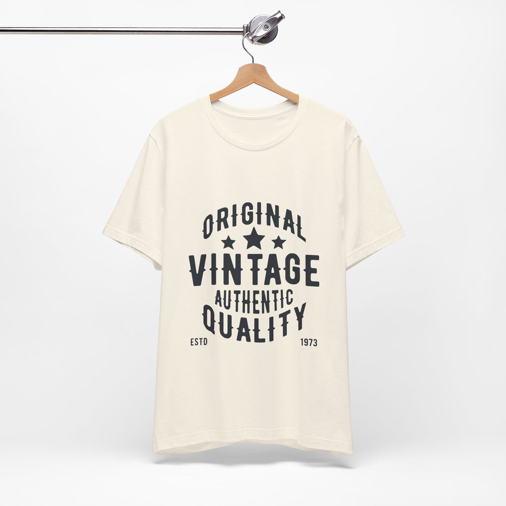 Vintage Graphic Tee – "Original Vintage Authentic Quality" Short Sleeve Shirt