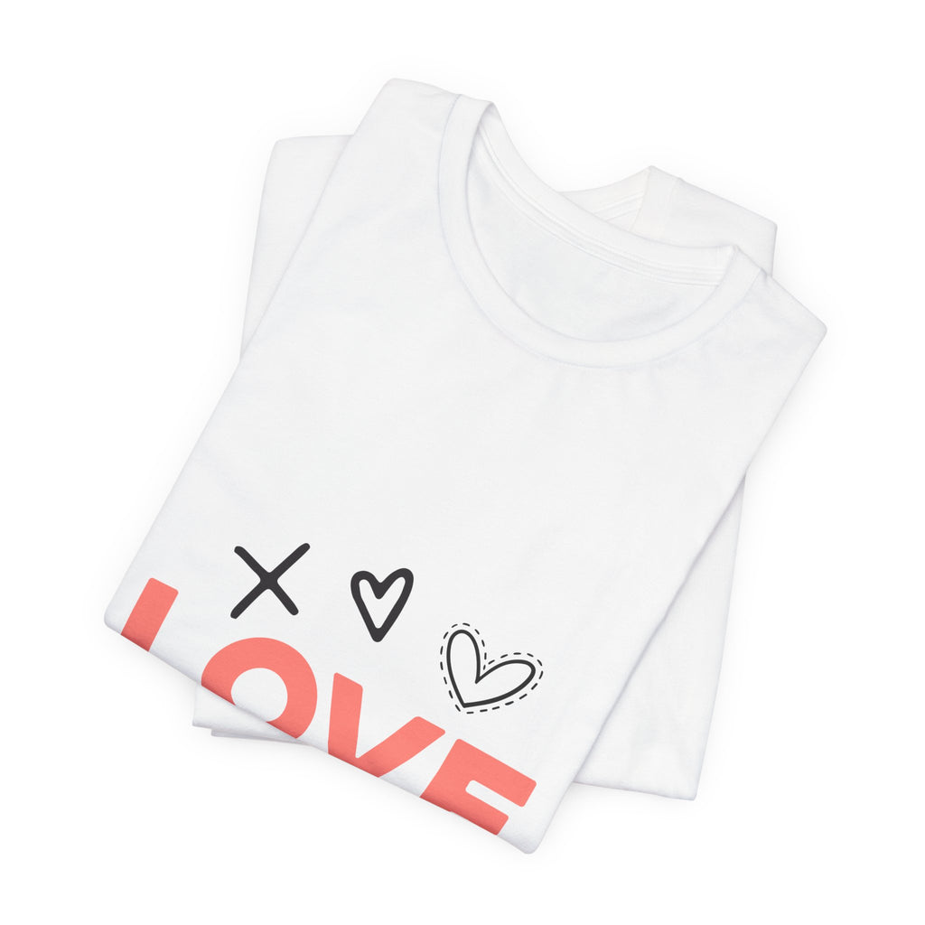Love Never Fails T-Shirt – Inspirational Heart Graphic Tee