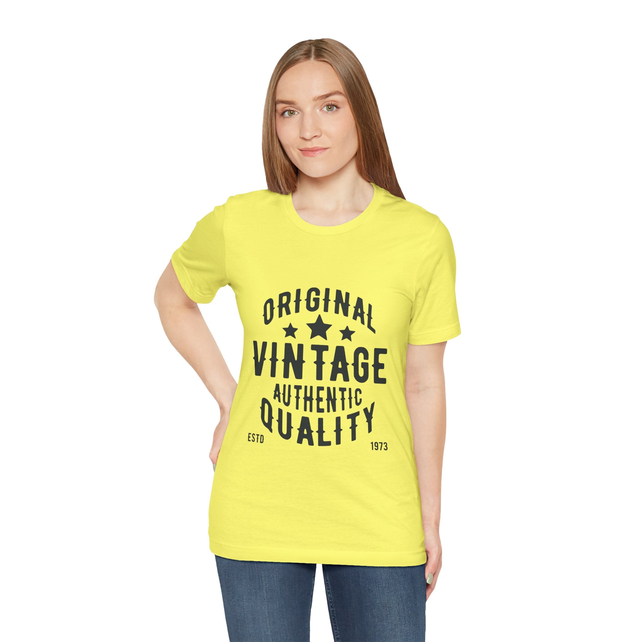 Vintage Graphic Tee – "Original Vintage Authentic Quality" Short Sleeve Shirt