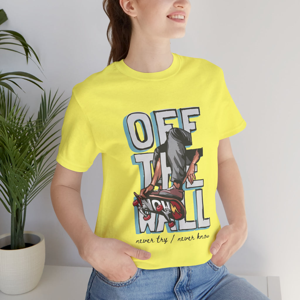 Off The Wall Skateboard T-Shirt — Retro Skate Graphic Tee