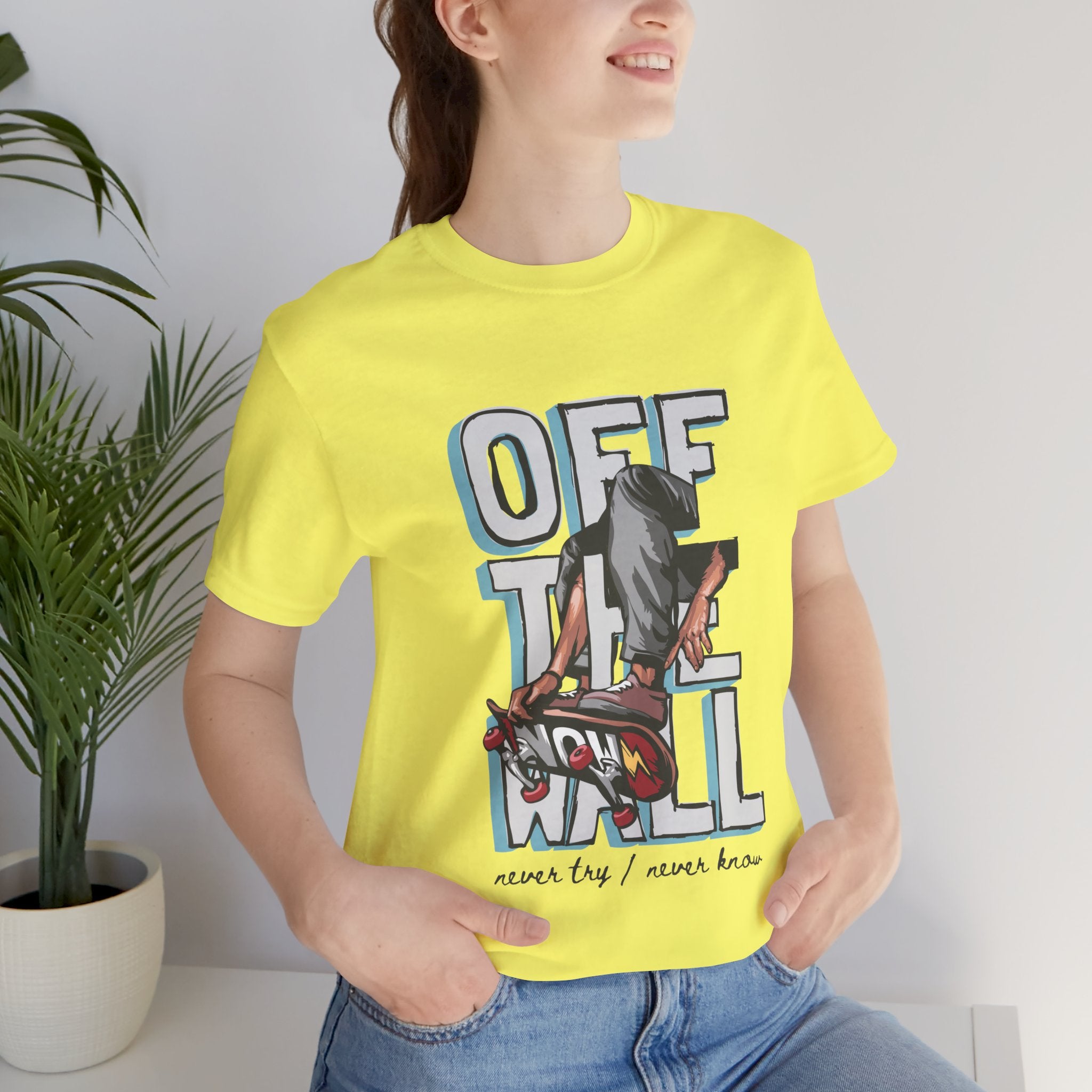Off The Wall Skateboard T-Shirt — Retro Skate Graphic Tee