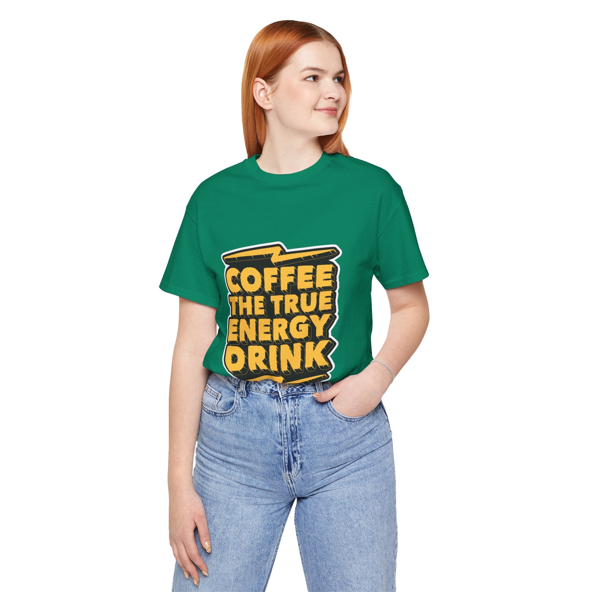 Coffee: The True Energy Drink T‑Shirt — Funny Coffee Lover Tee