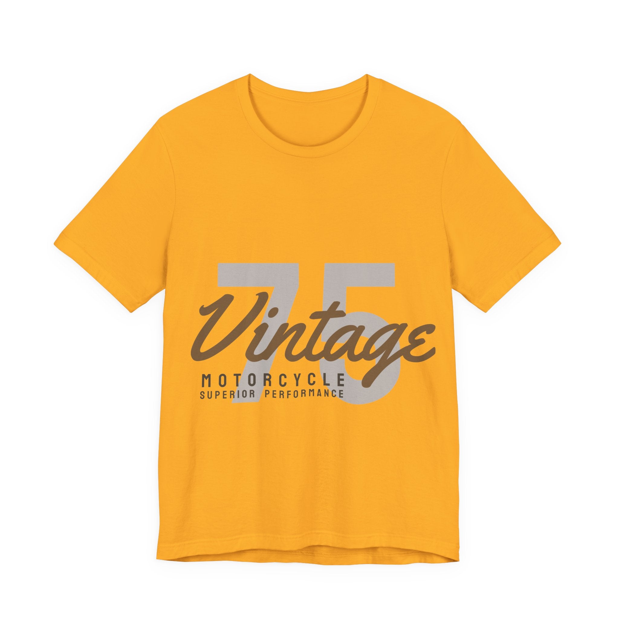 Vintage 75 Motorcycle Tee — Retro Racing Graphic T-Shirt