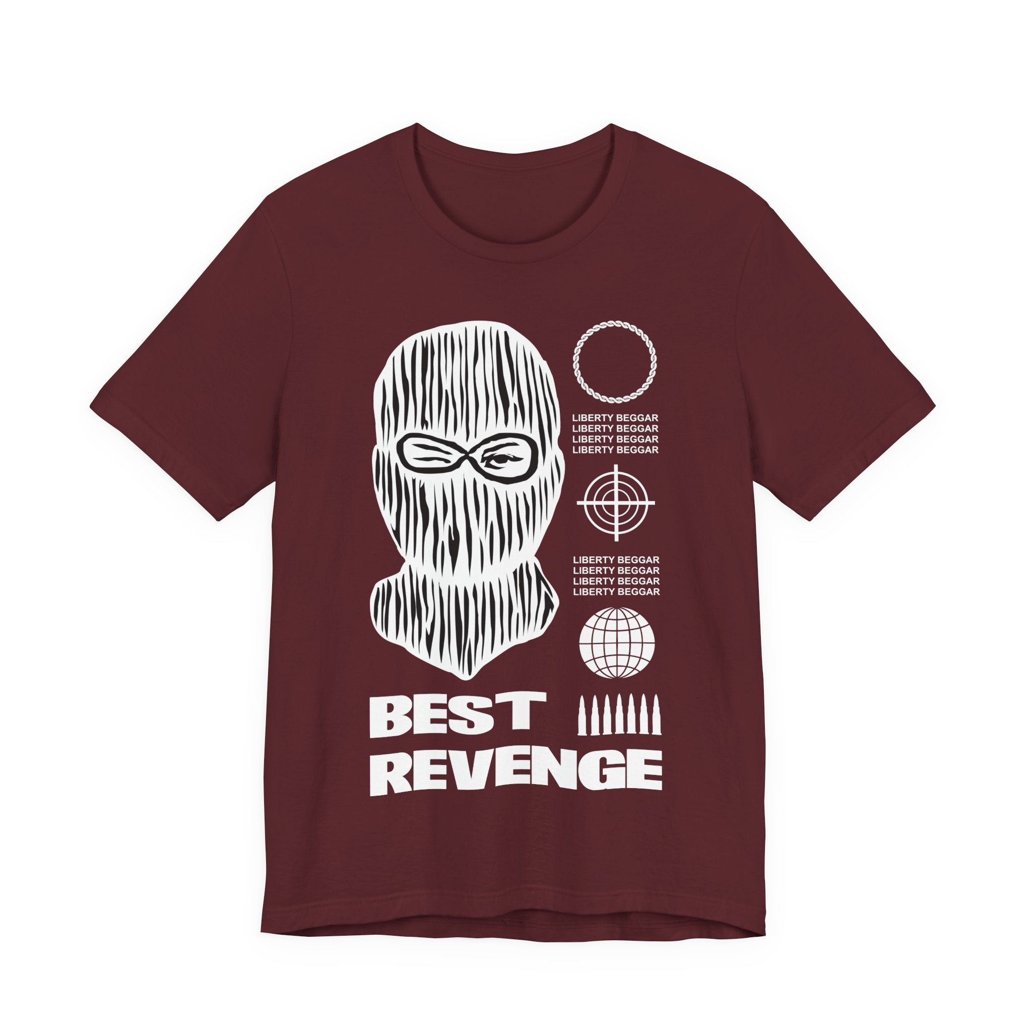 Best Revenge T-Shirt — Ski Mask Graphic Tee