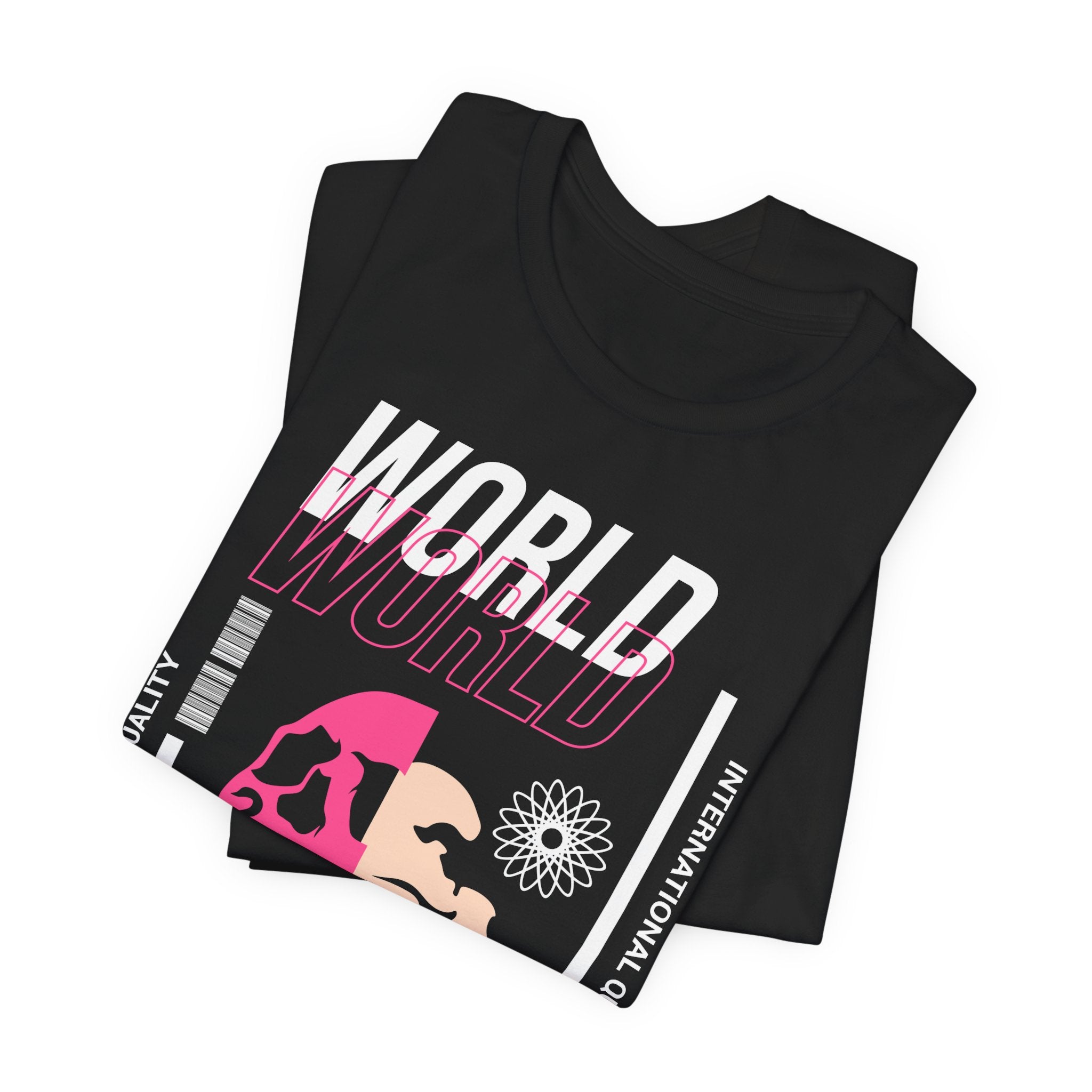 World Changer Graphic Tee — Retro Floral Activist Design
