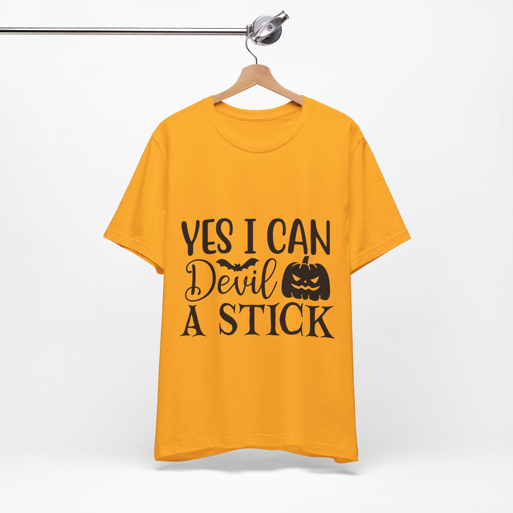 Yes I Can Devil A Stick Halloween T-Shirt
