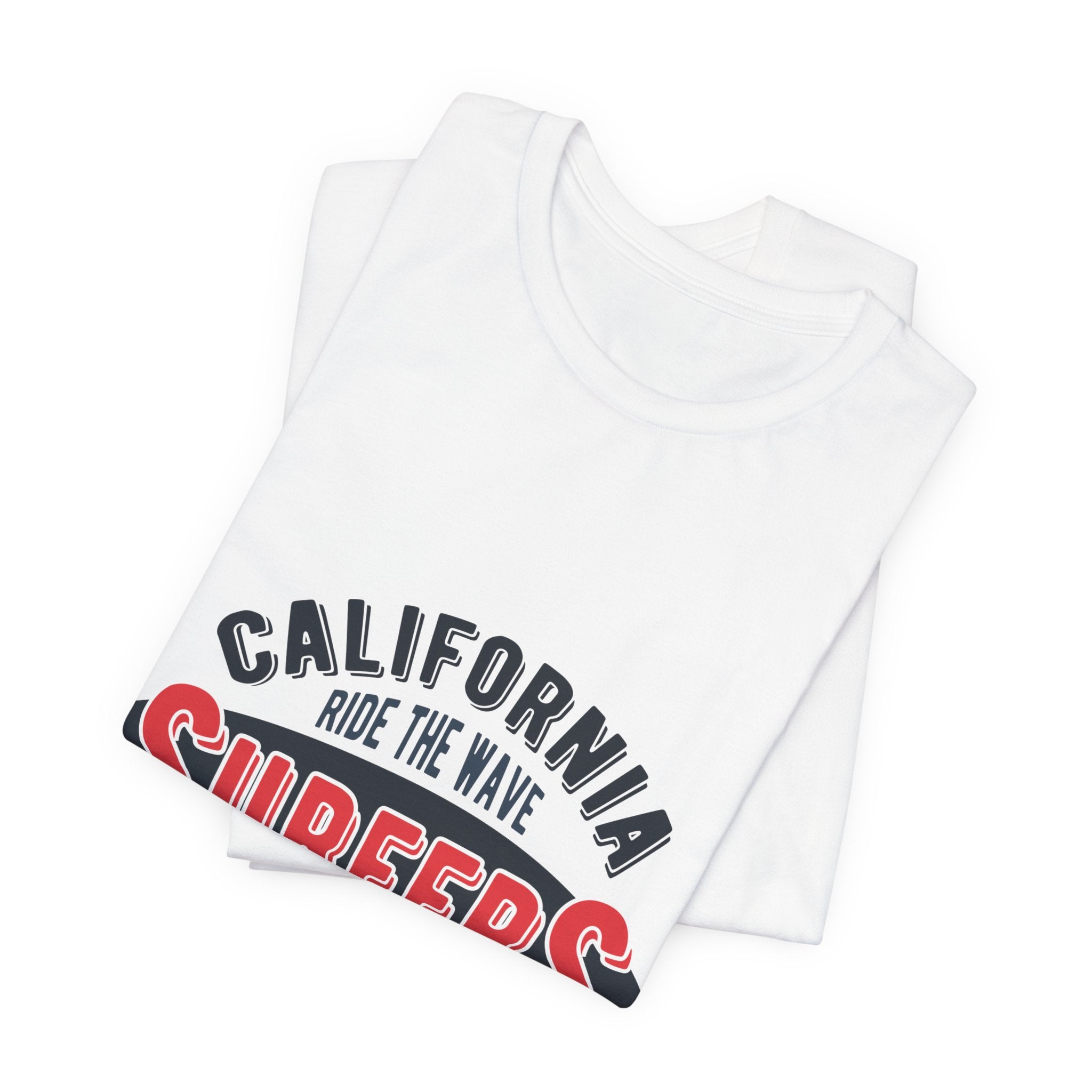 California Surfers Long Beach Tee — "Ride the Wave" Short Sleeve Shirt