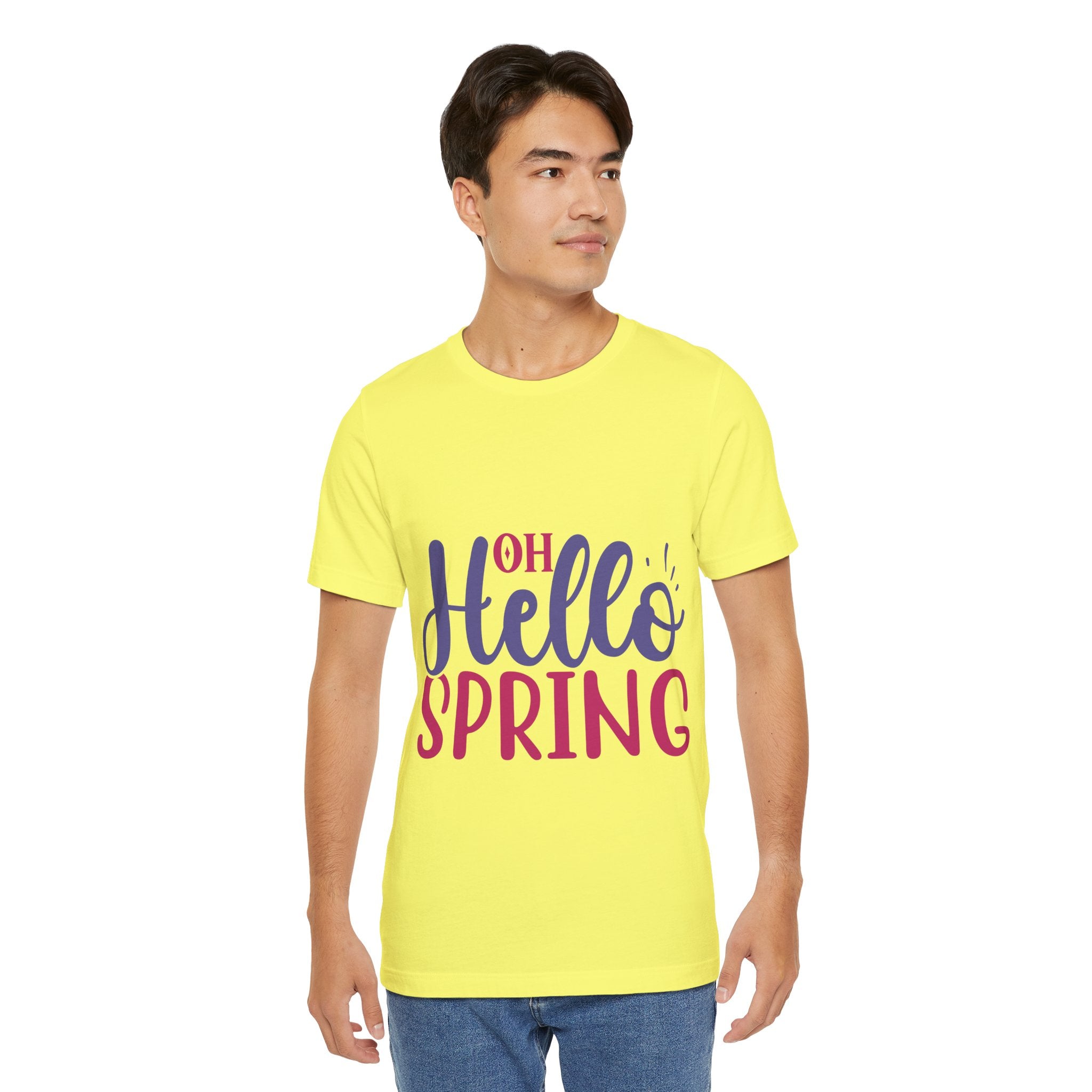 Hello Spring T-Shirt – "Oh Hello Spring" Colorful Graphic Tee for Springtime