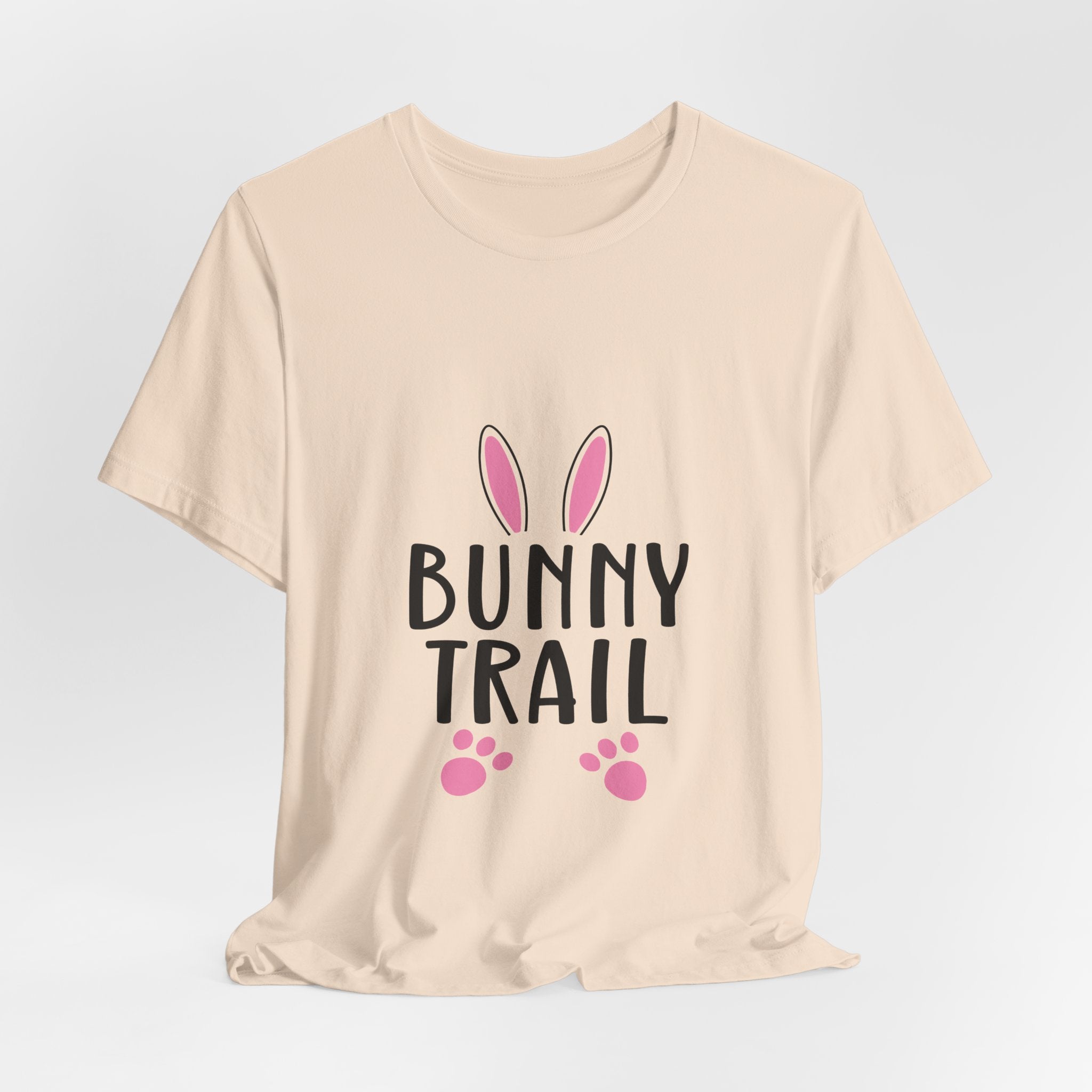 Bunny Trail T‑Shirt — Cute Easter Bunny Ears & Paws Tee