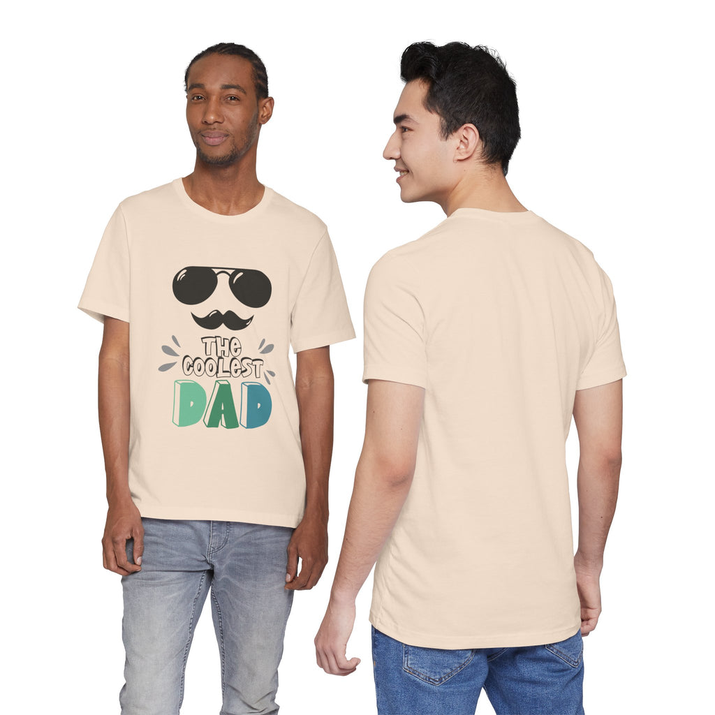 Coolest Dad T-Shirt — Father's Day Sunglasses & Mustache Tee
