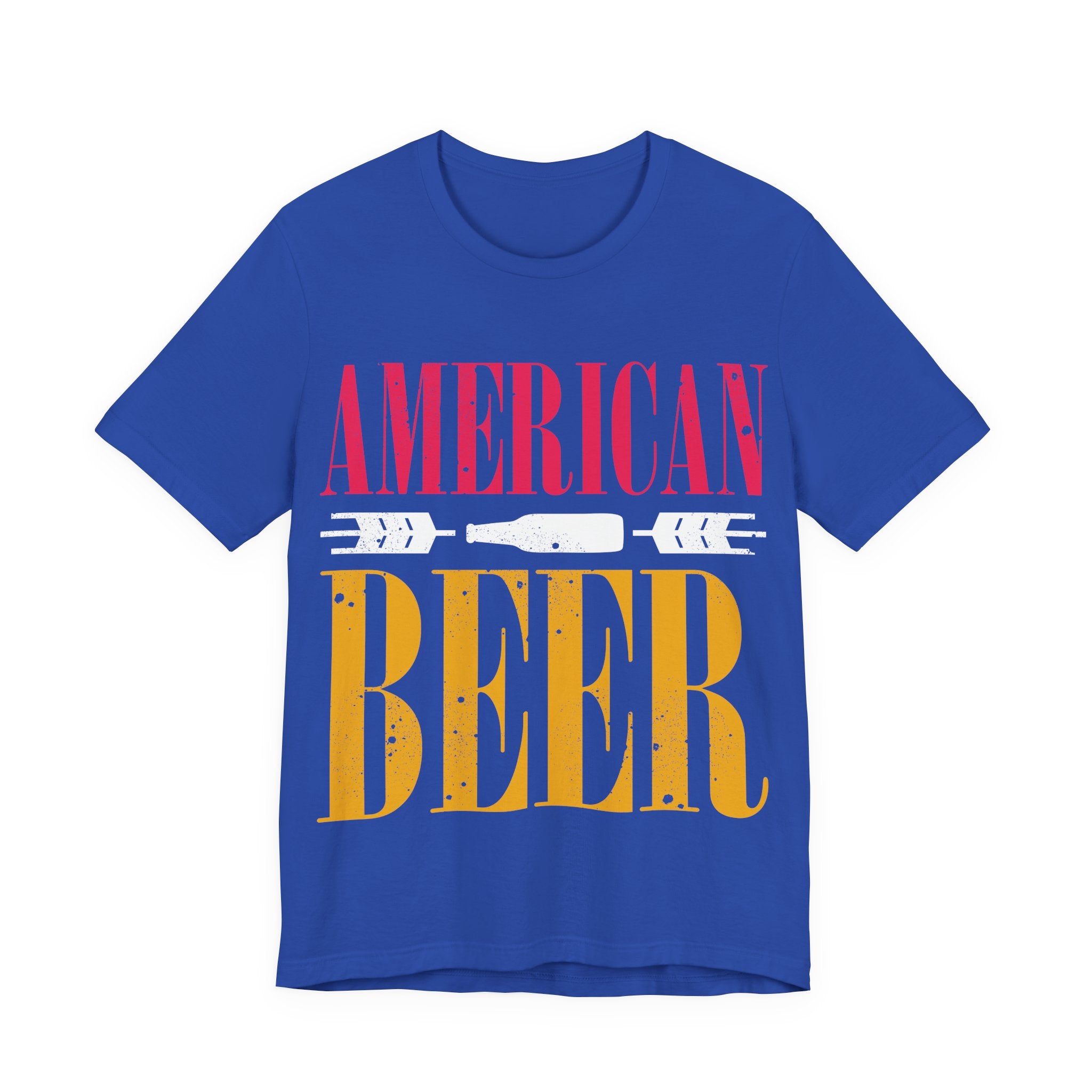 American Beer T-Shirt — Vintage Patriotic Drinking Tee (Fourth of July Gift)