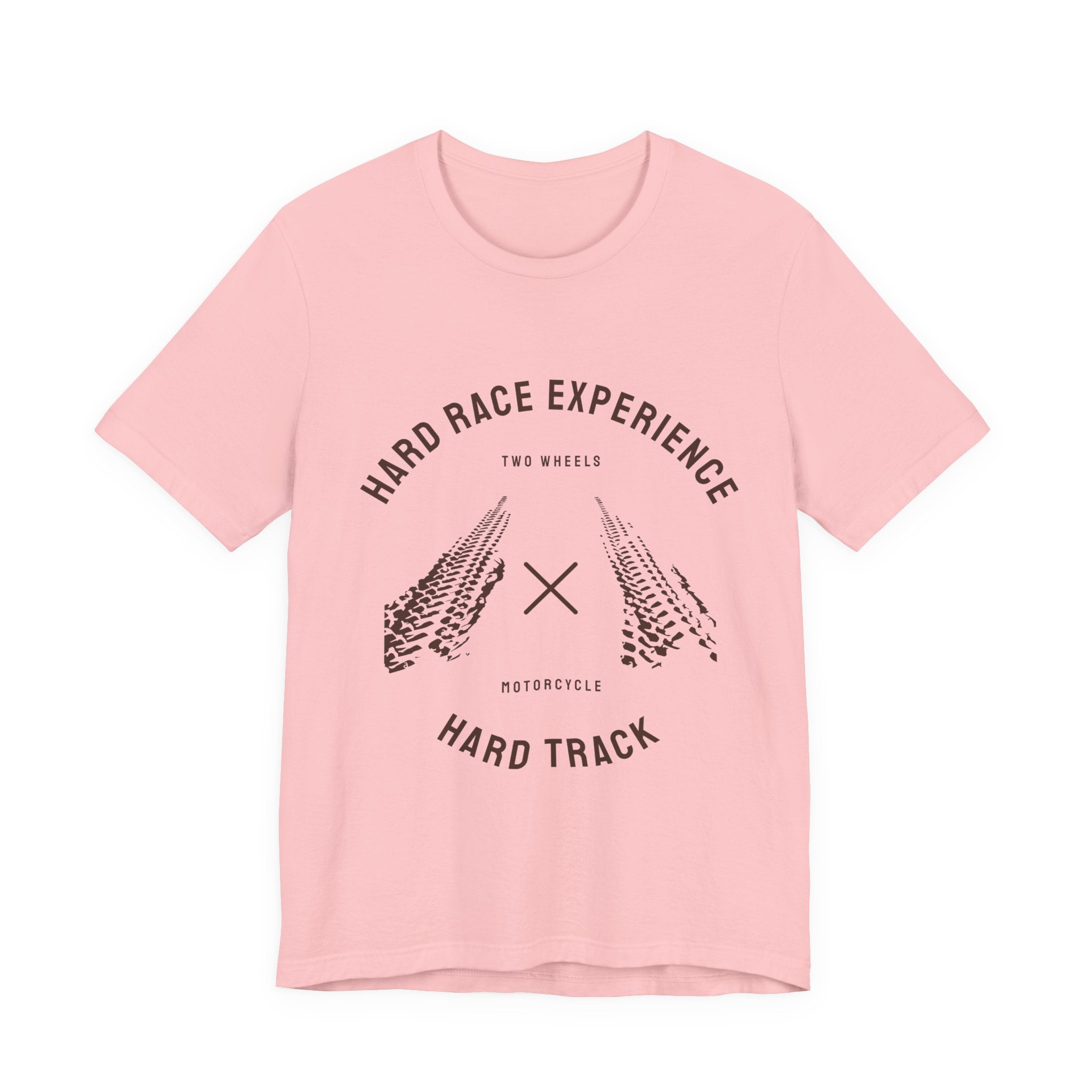 T-Shirt — "Hard Race Experience" Motorcycle Track Racing Tee
